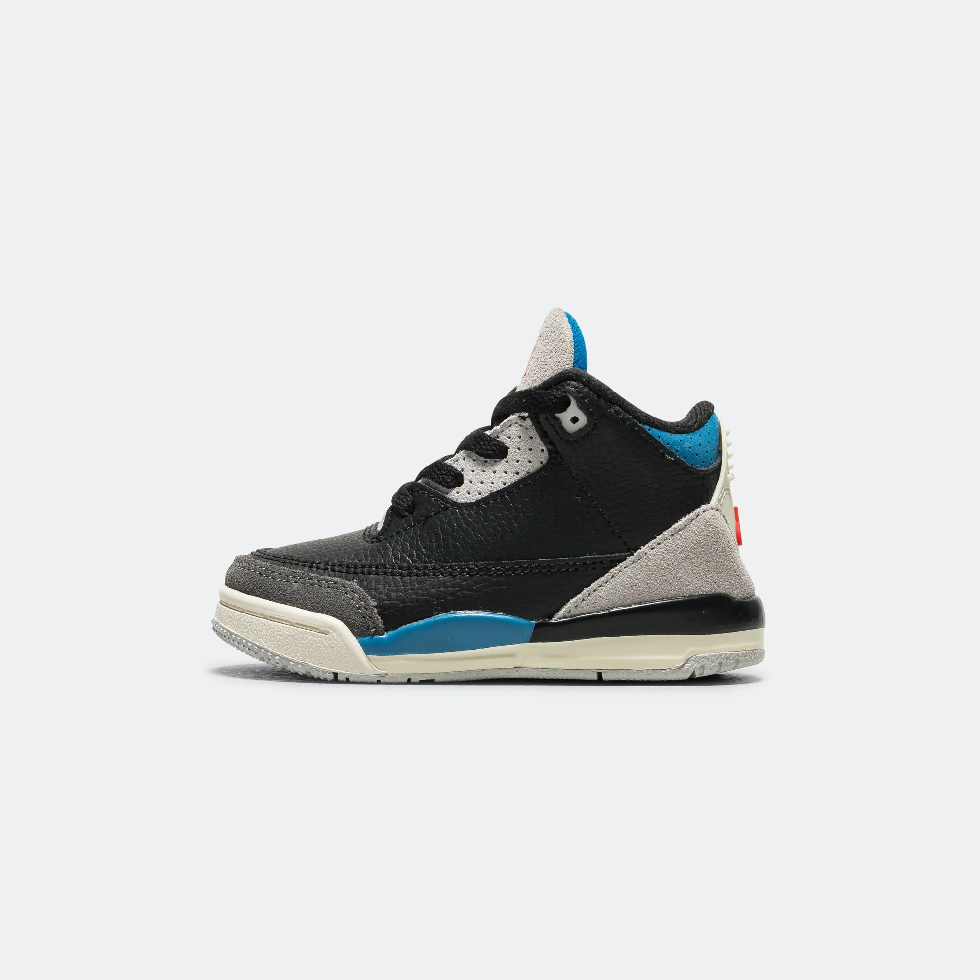 Jordan 3 Retro (TD) - Black/Chile Red-Neutral Grey