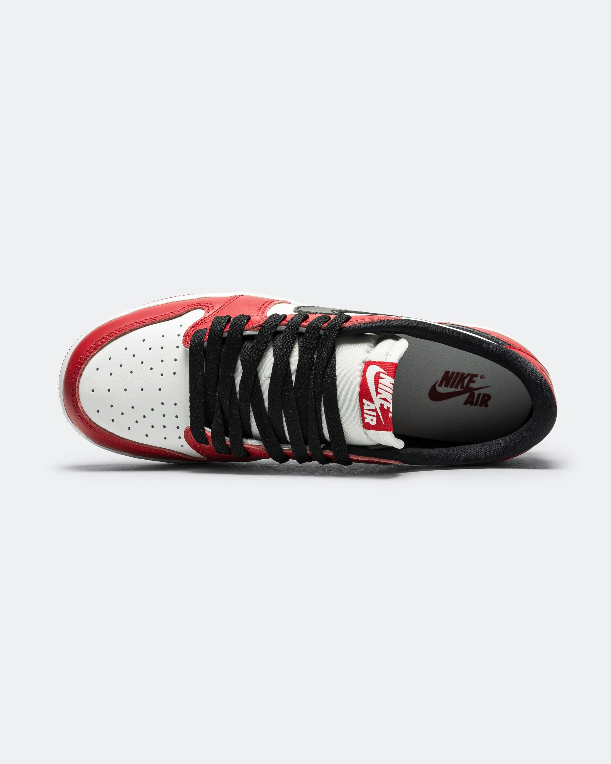 Air Jordan 1 Retro Low OG (GS) - Varsity Red/Black-Summit White - Image 4