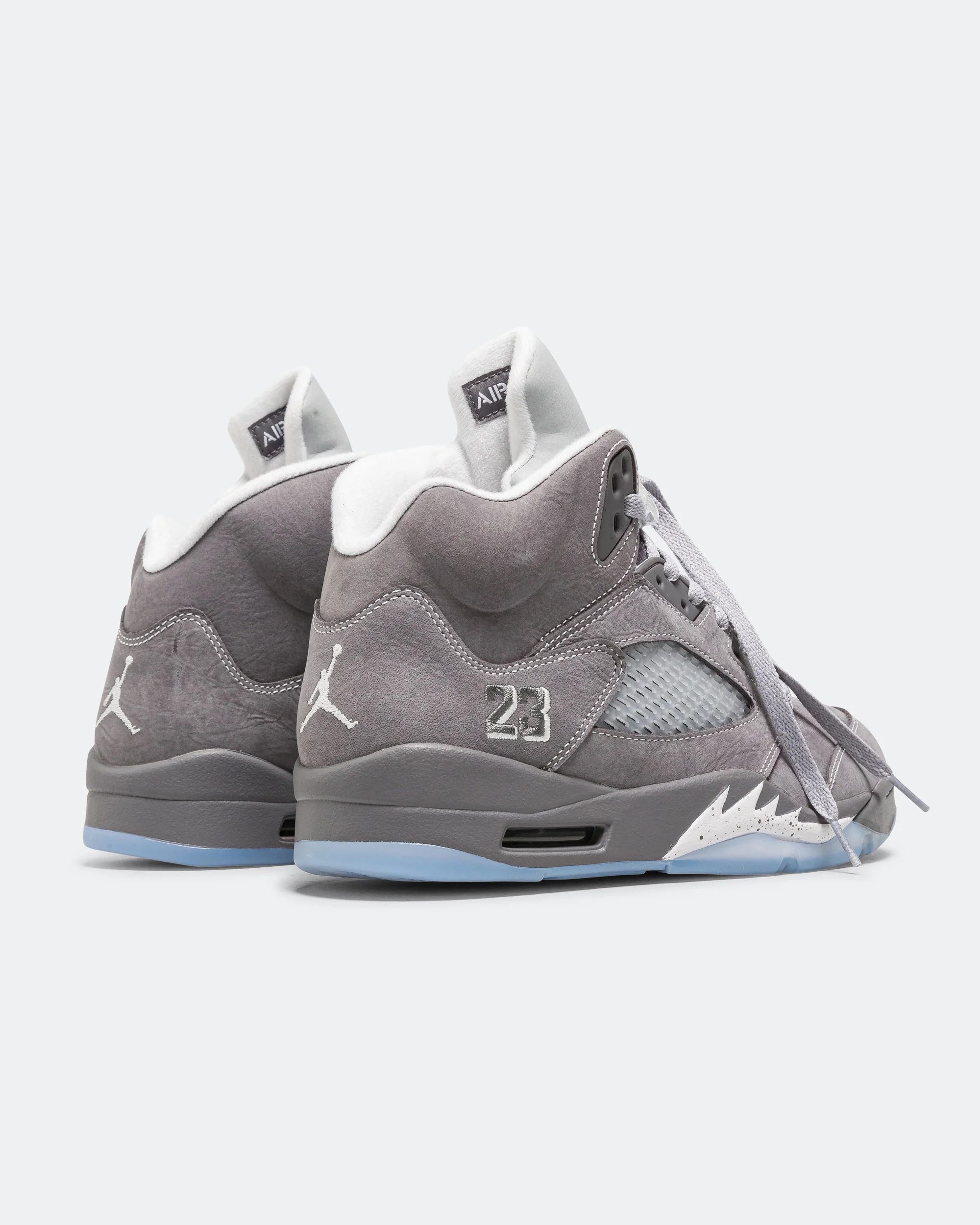 Air Jordan 5 Retro - Lt Graphite/White-Wolf Grey - Image 3