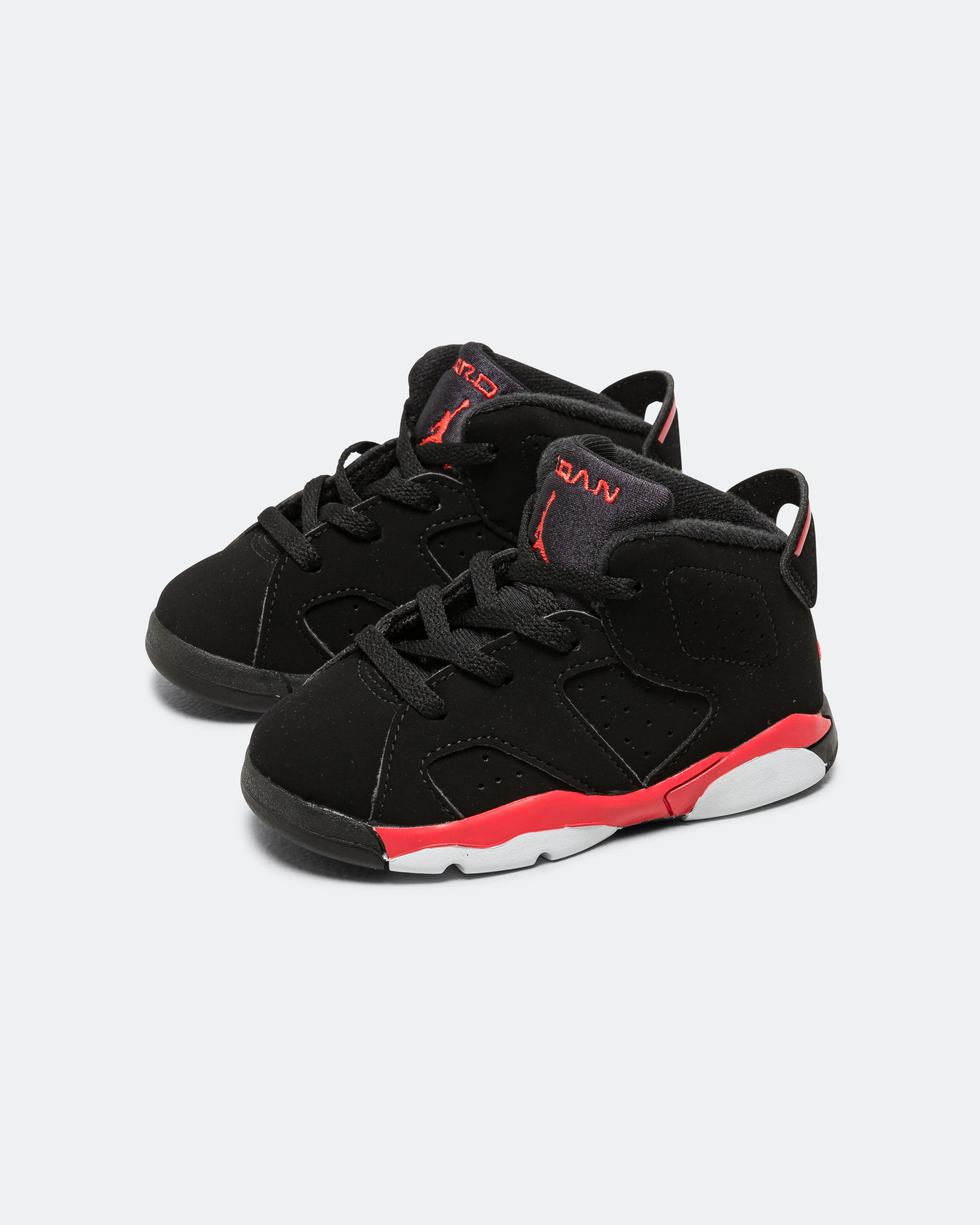 Air Jordan 6 Retro (TD) - Black/Light Crimson - Image 2