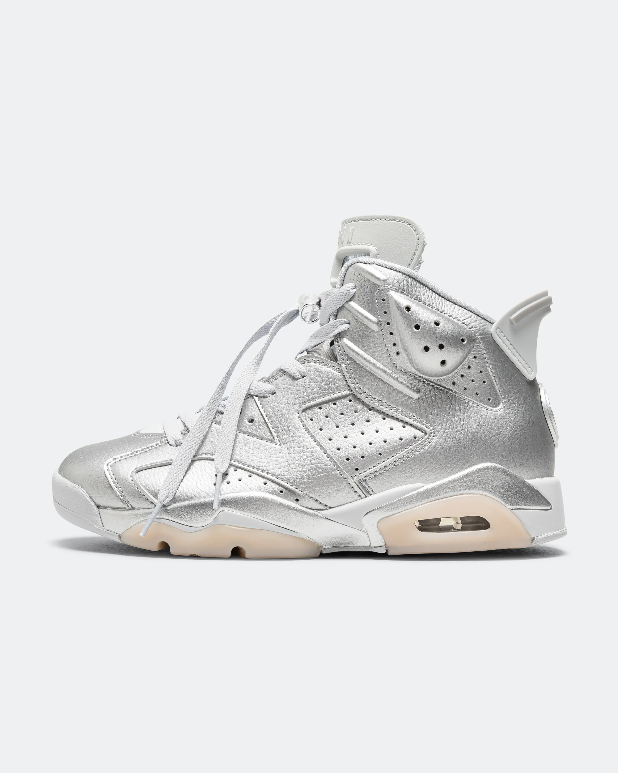 Air Jordan 6 Retro x PSG - Metallic Silver/Metallic Silver-Pure Platinum-Oil