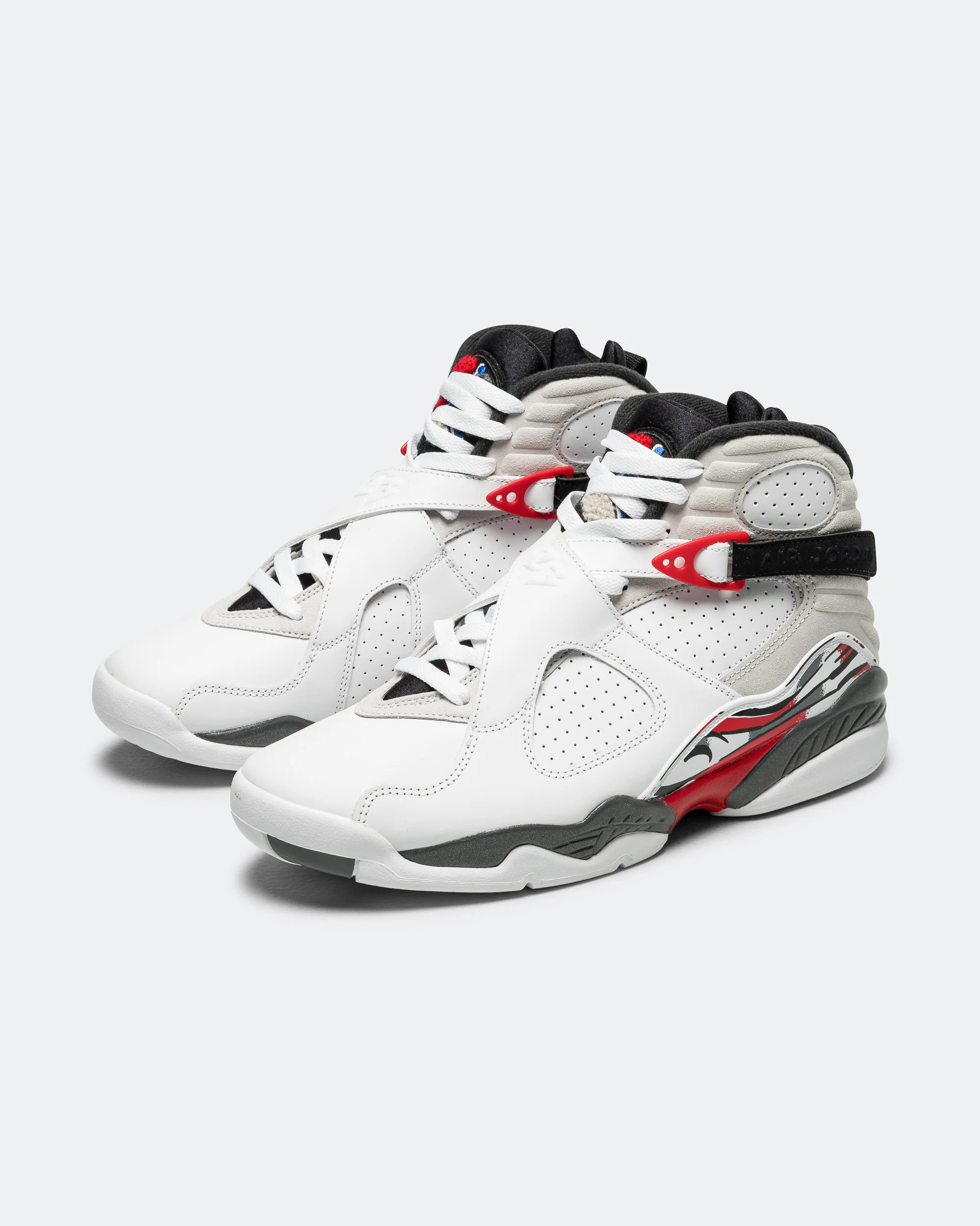 Air Jordan 8 Retro - White/Black-True Red - Image 2