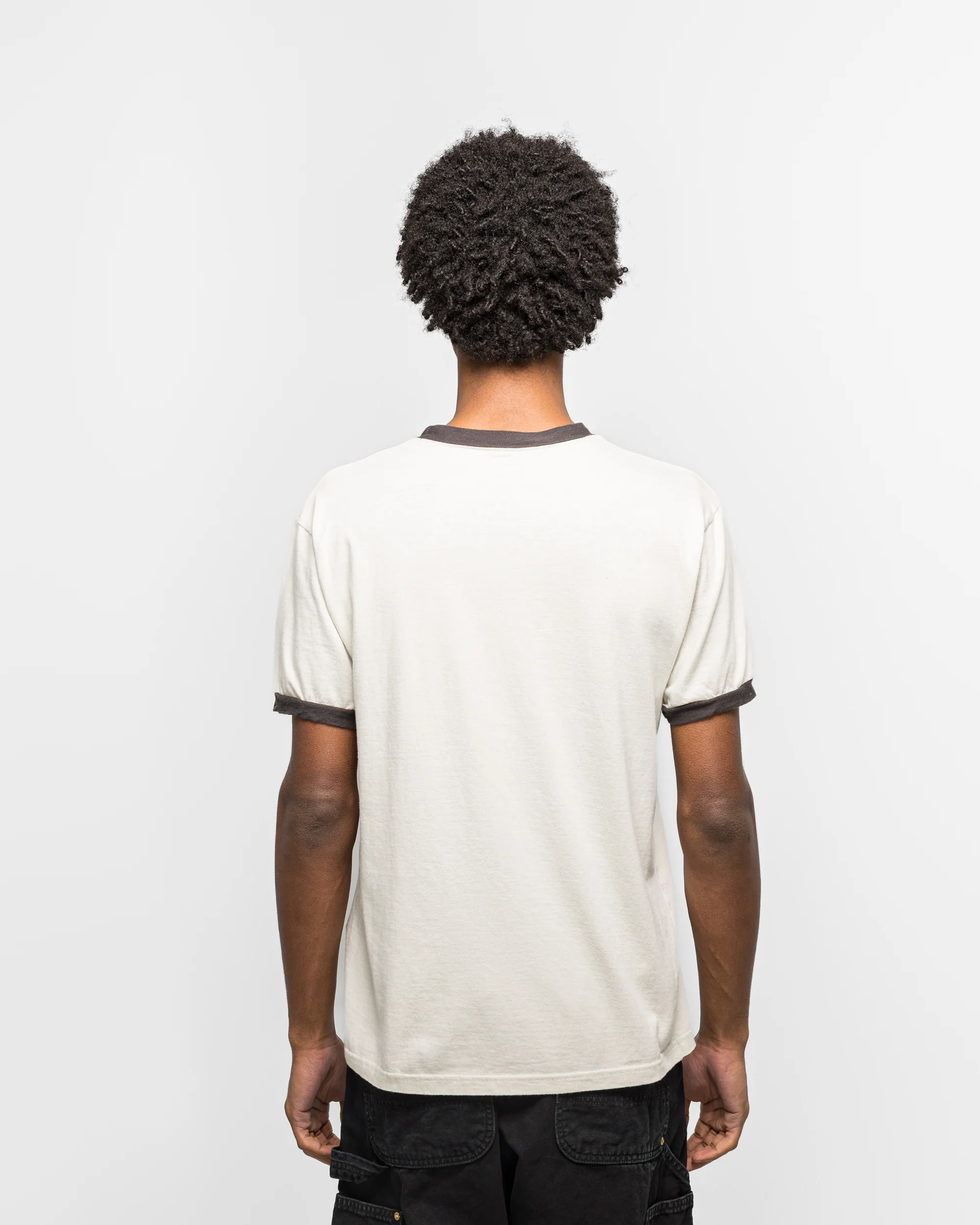 20/-Jersey RINGER T ('K' BEAR) - Grey - Image 4