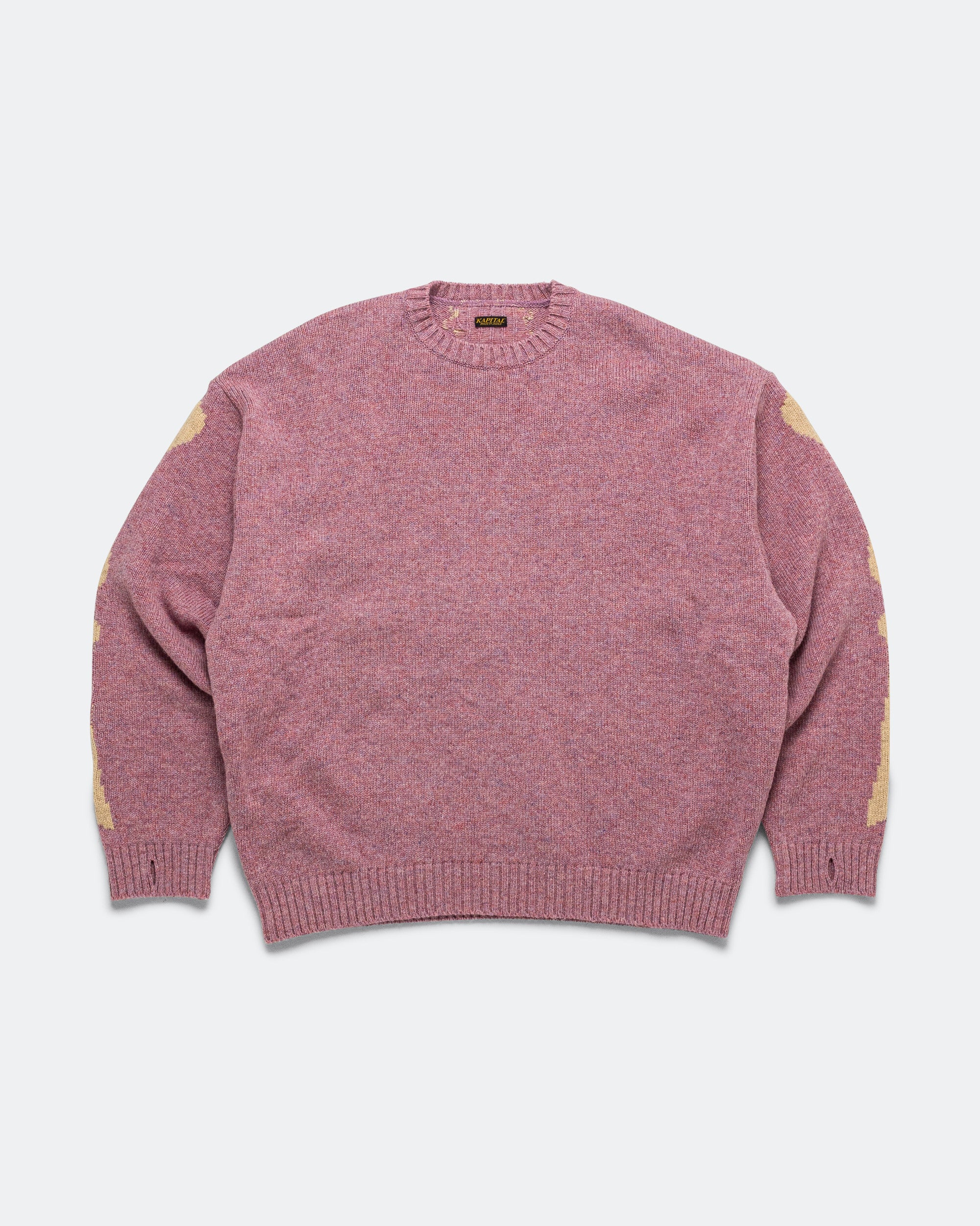 5G Wool BONE Crew Sweater - Light Purple