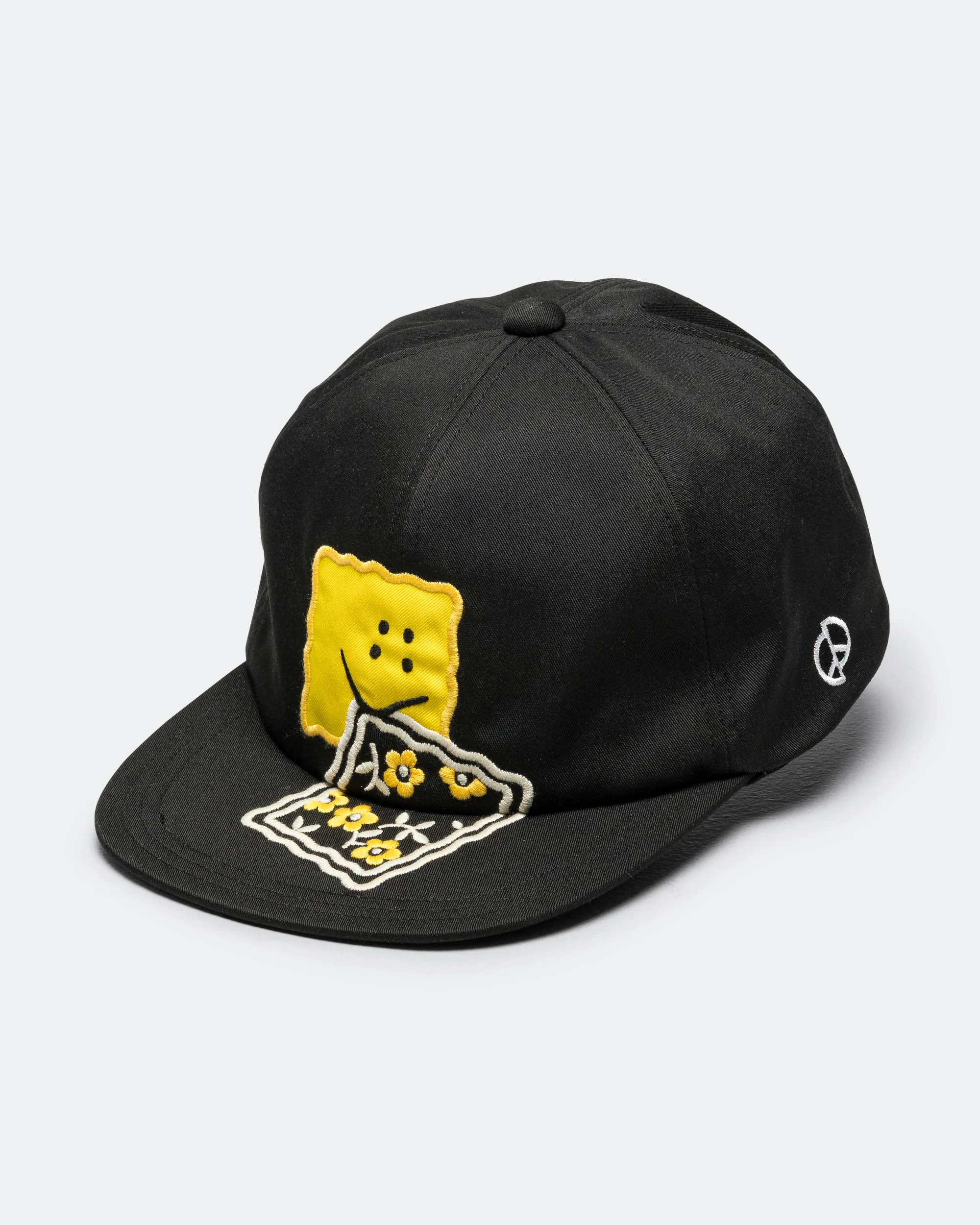 Chino Baseball Cap (PECKISH RAINBOWY) - Black