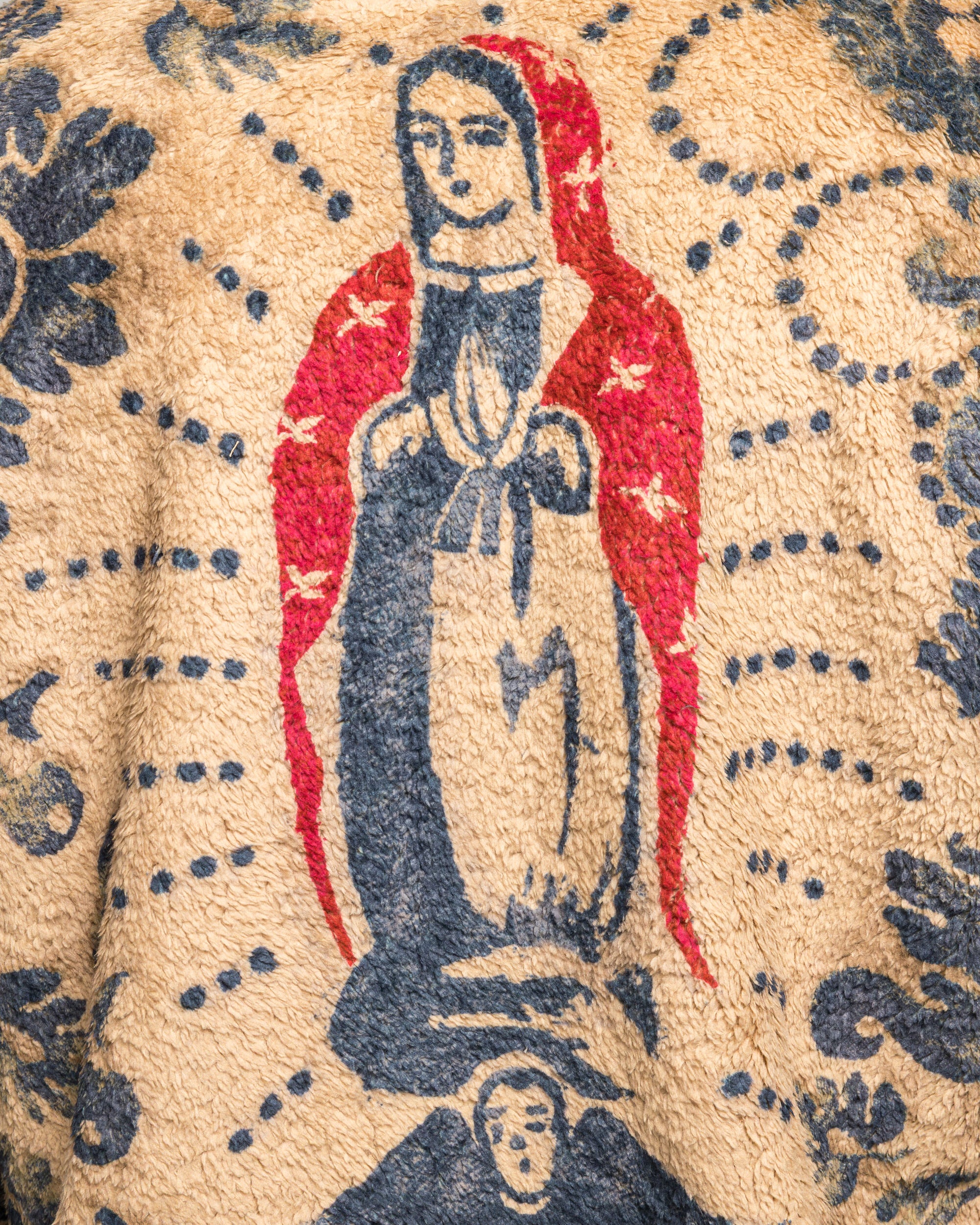 DAMASK Fleece ZIP Blouson (VirginMary) - Beige - Image 5