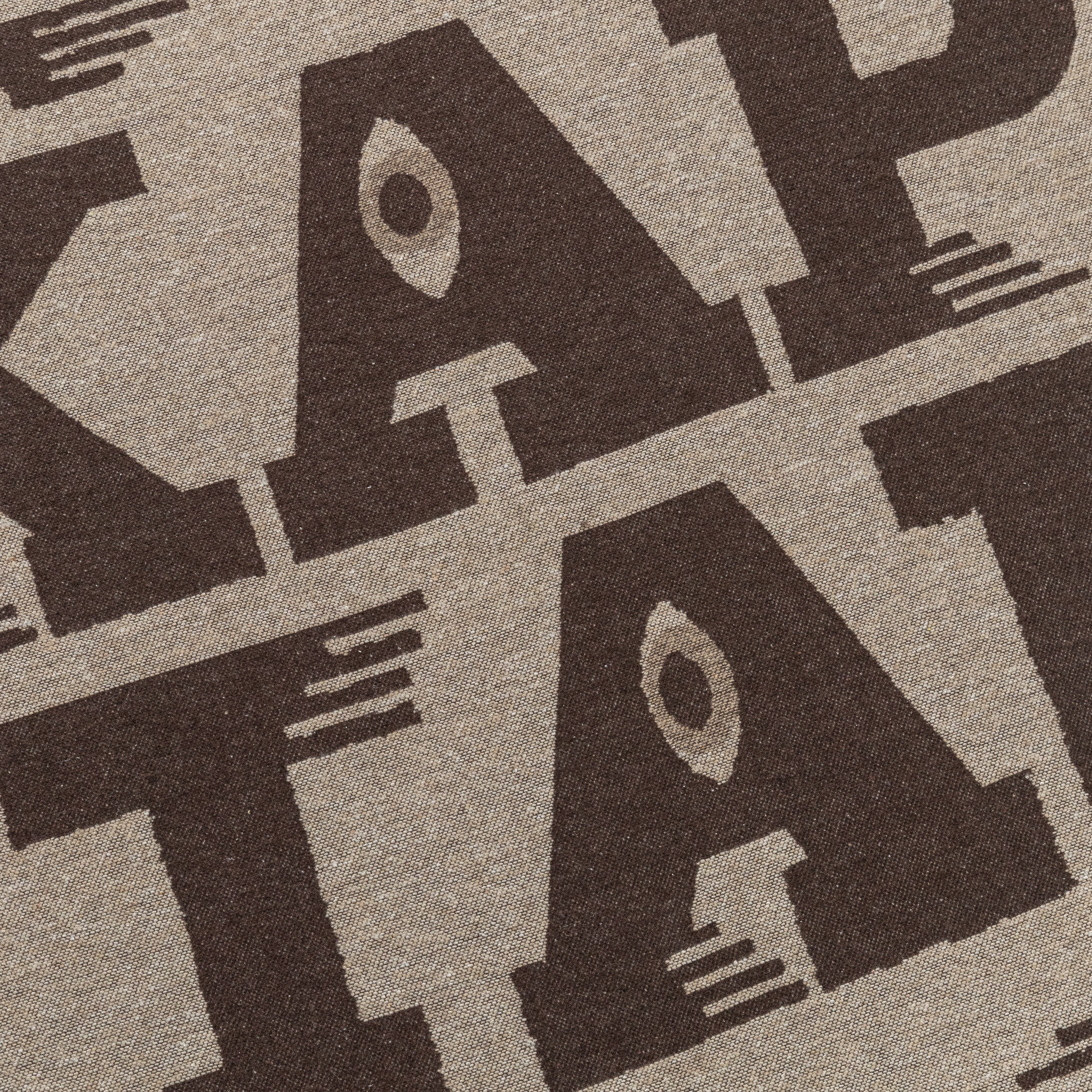 KAPITAL SPEAKEASY Blanket - BrownBeige - Image 4