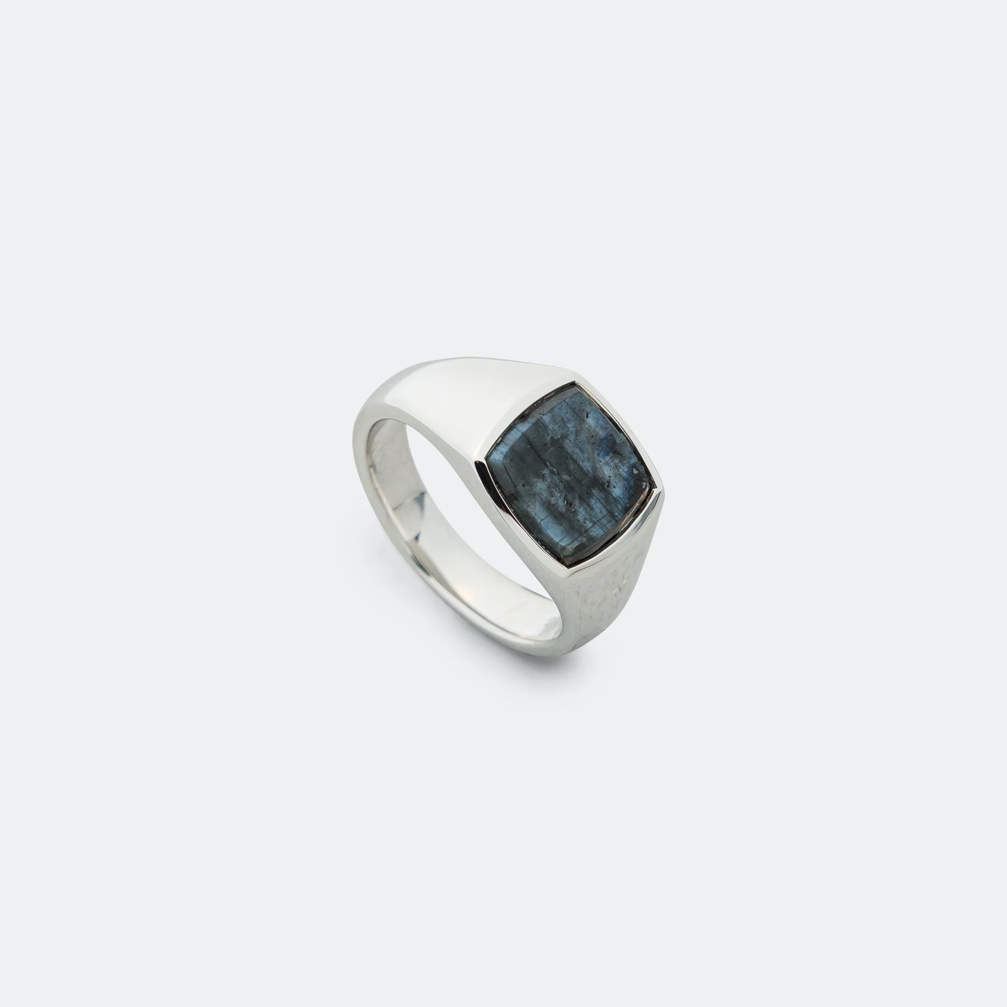 Kay Ring - Black Larkivite/925 Silver - Image 4