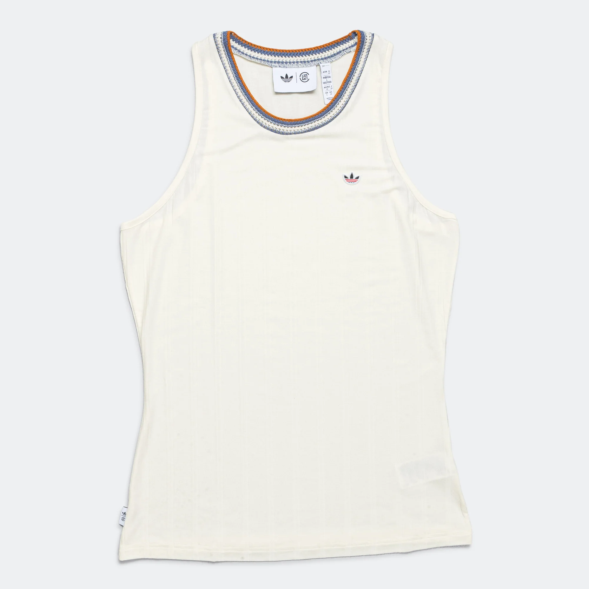 Knit Rib Tank by Edison Chen x CLOT - Cream White