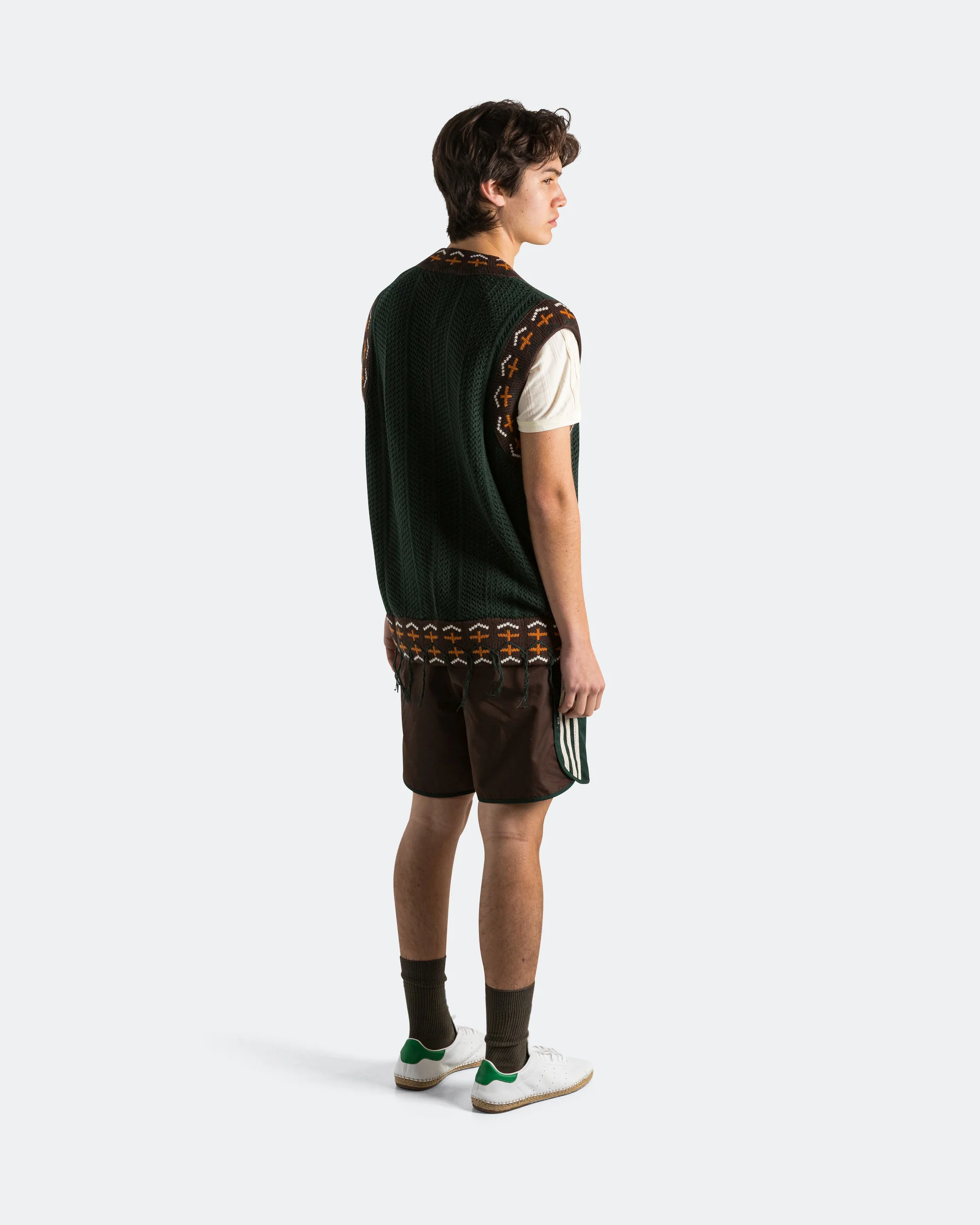 Knit Vest by Edison Chen x CLOT - Green Night - Image 5