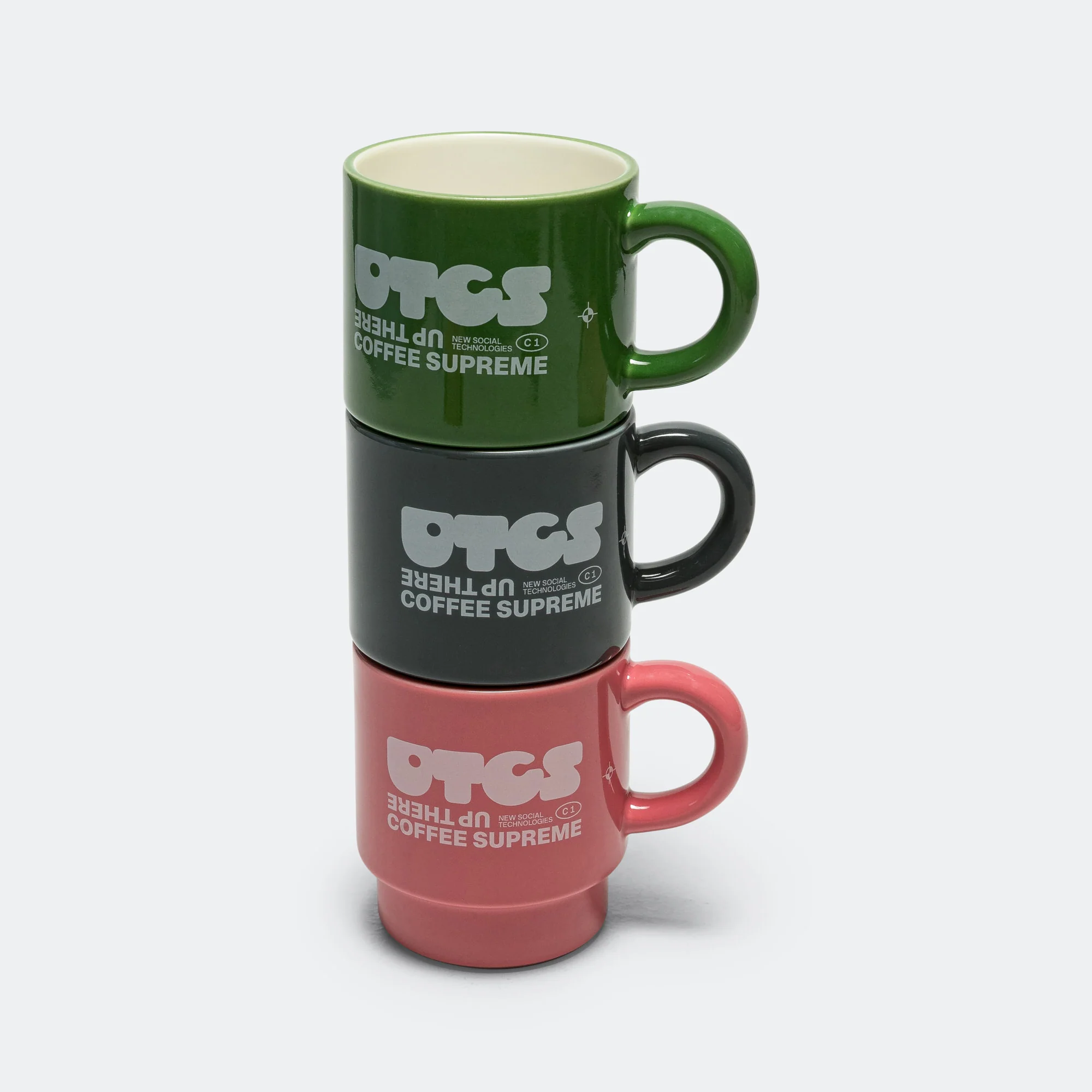 Large Stacker Mug x UP THERE - Grey - Image 5