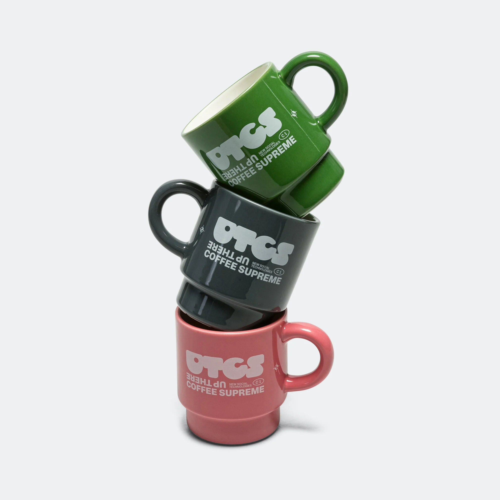 Large Stacker Mug x UP THERE - Grey - Image 7