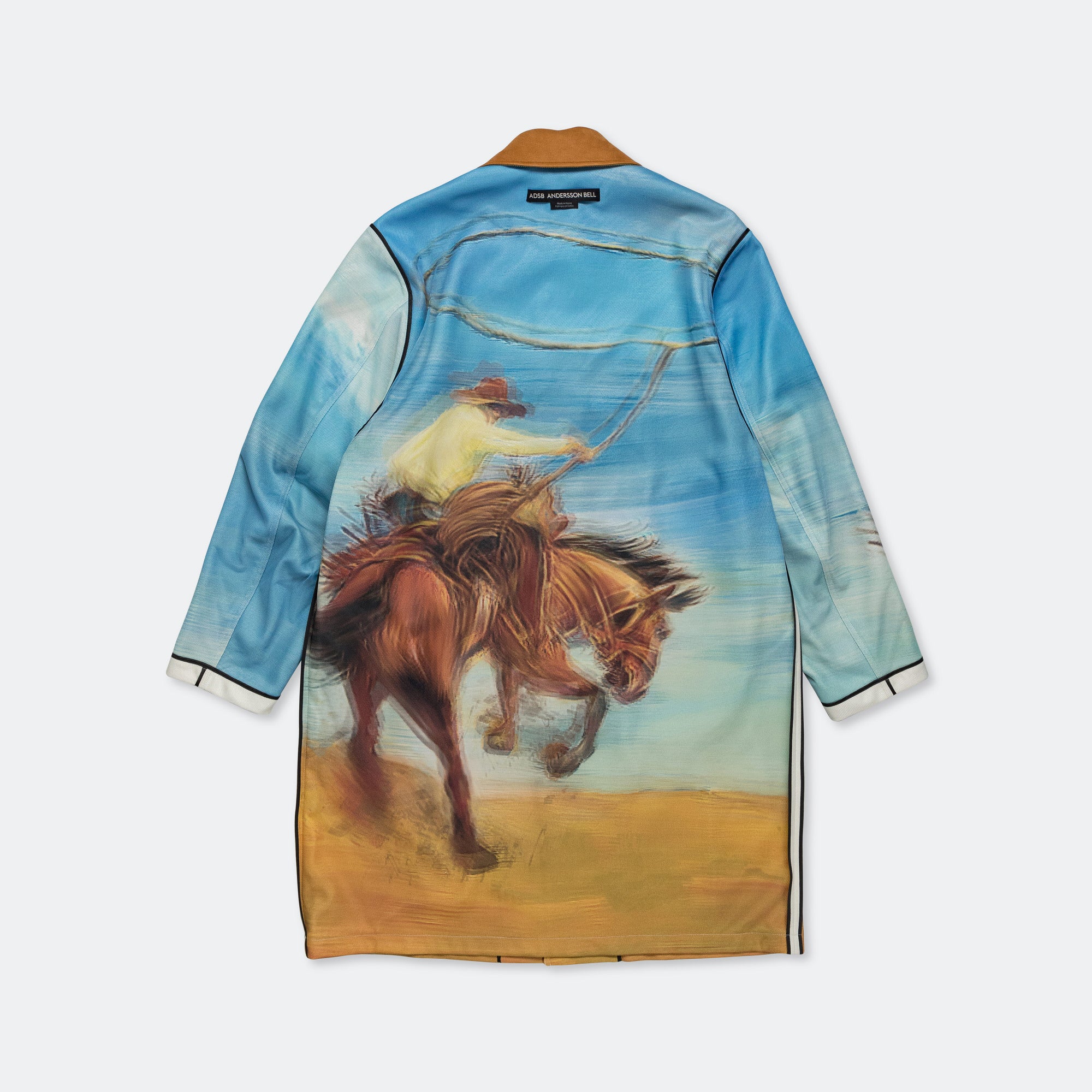 Lenticular Cowboy Printed Coat - Multi - Image 2