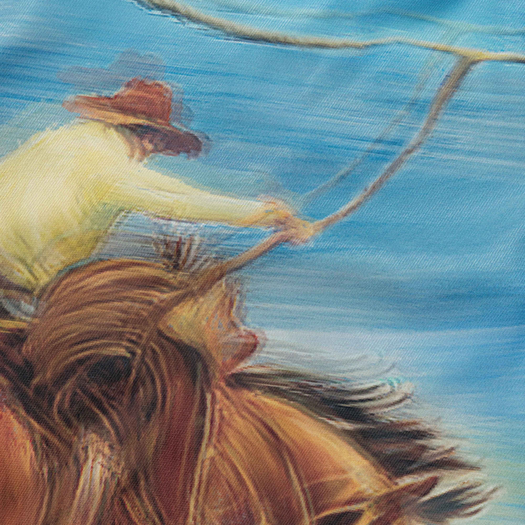 Lenticular Cowboy Printed Coat - Multi - Image 8