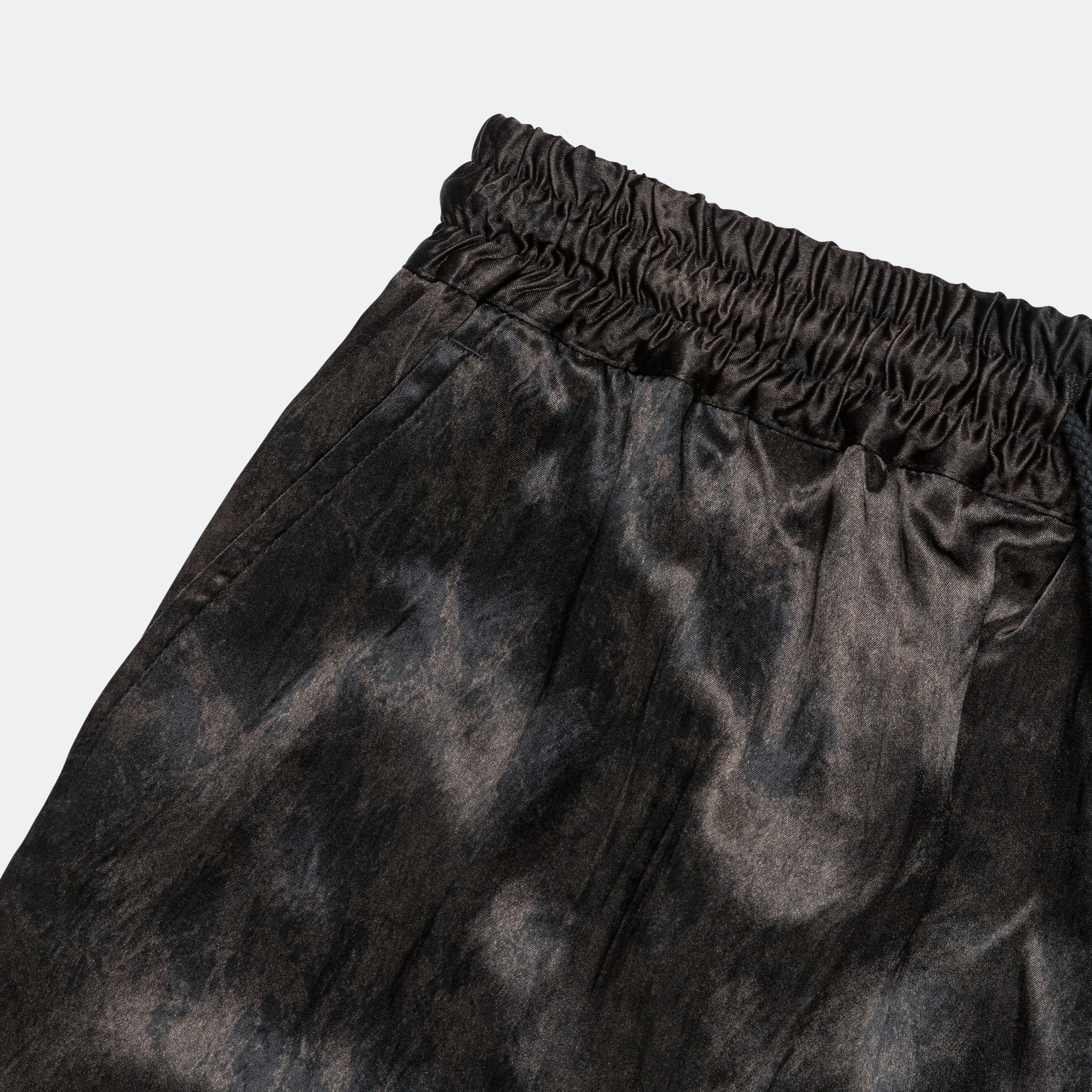 Lined Elasticed Shorts - Black Vintage Splatter - Image 3