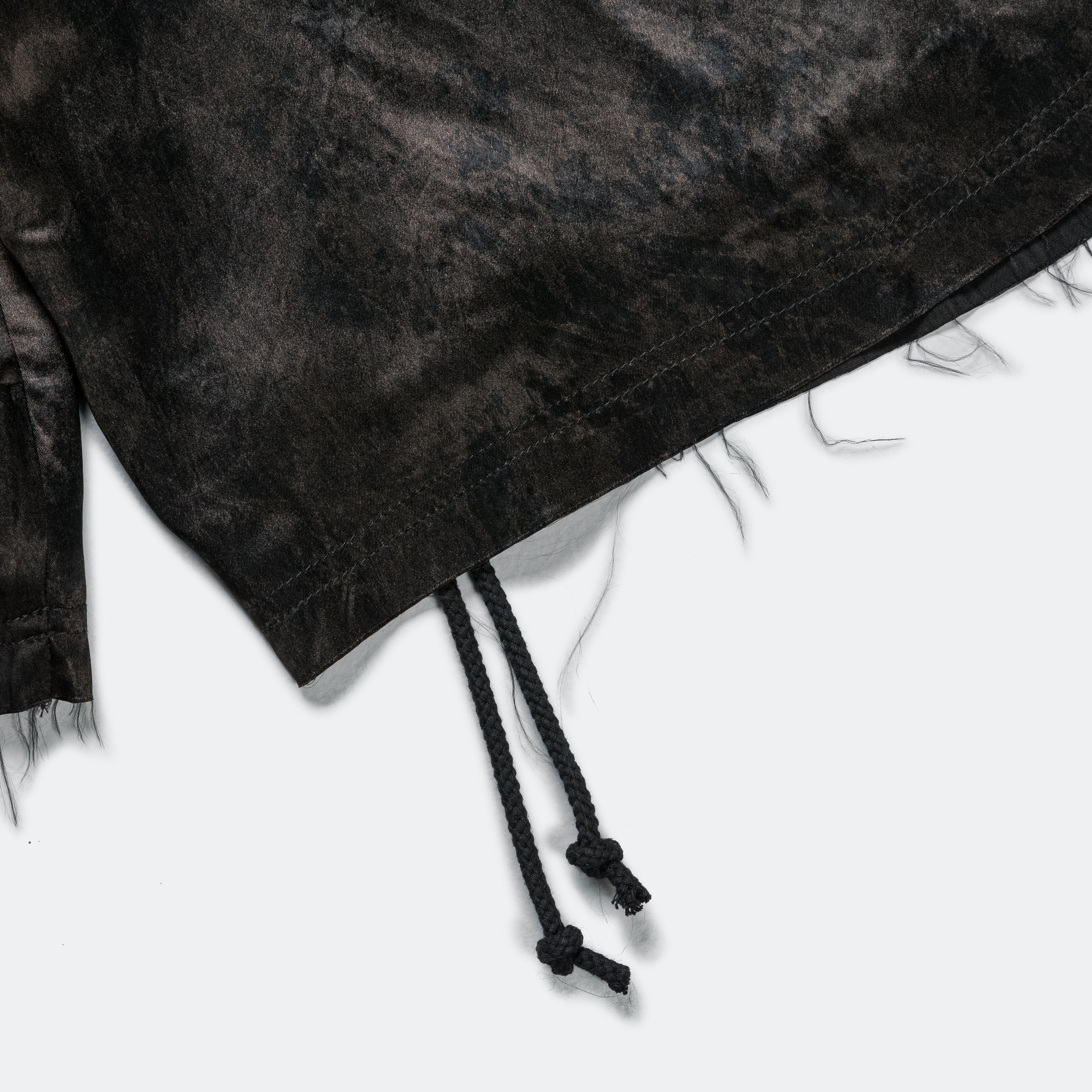 Lined Elasticed Shorts - Black Vintage Splatter - Image 6