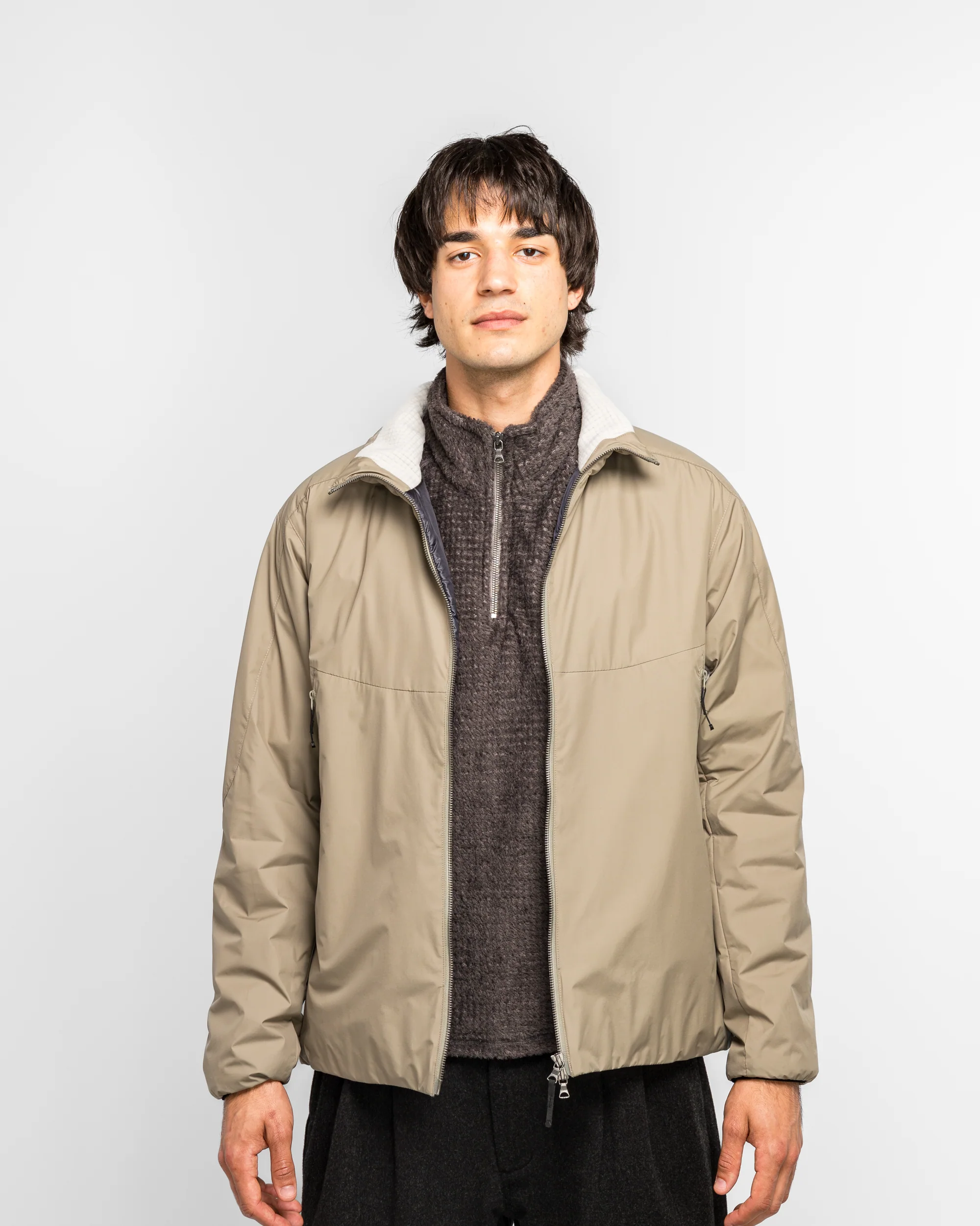 Logan Hybrid Jacket - GORE-TEX Windstopper 2L Nylon Drab - Image 2