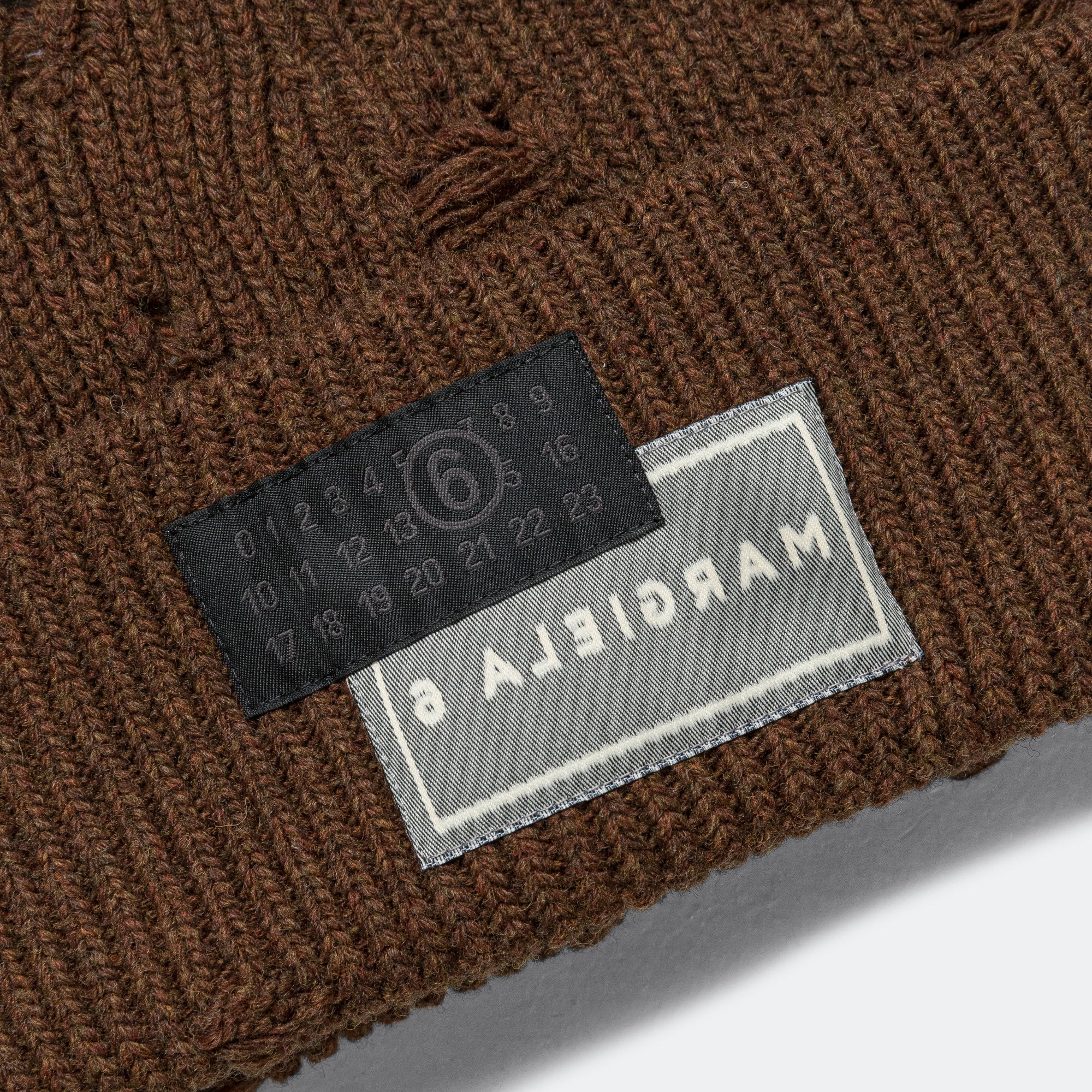 Logo Beanie - Brown Melange - Image 3