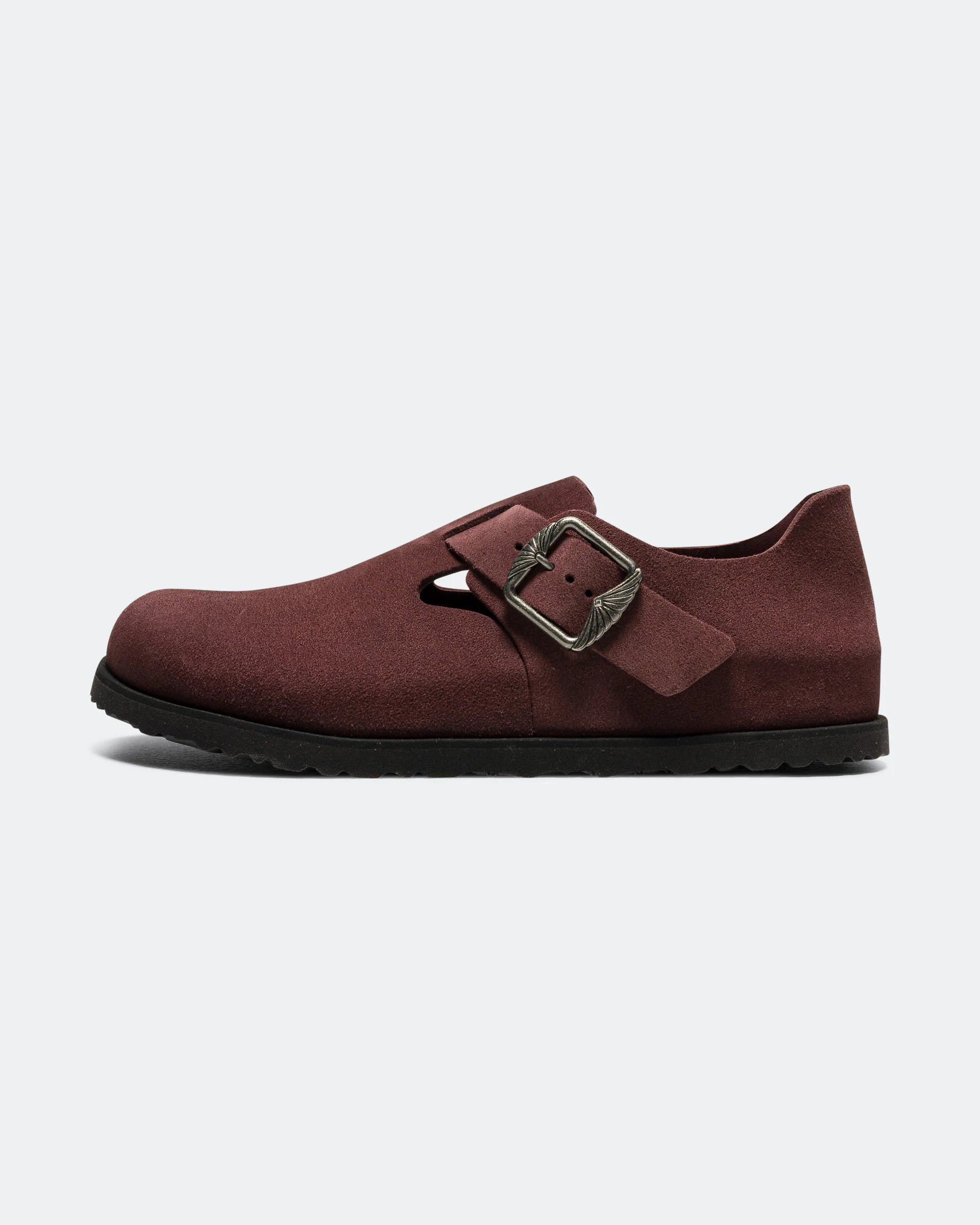 London Suede - Deep Burgundy