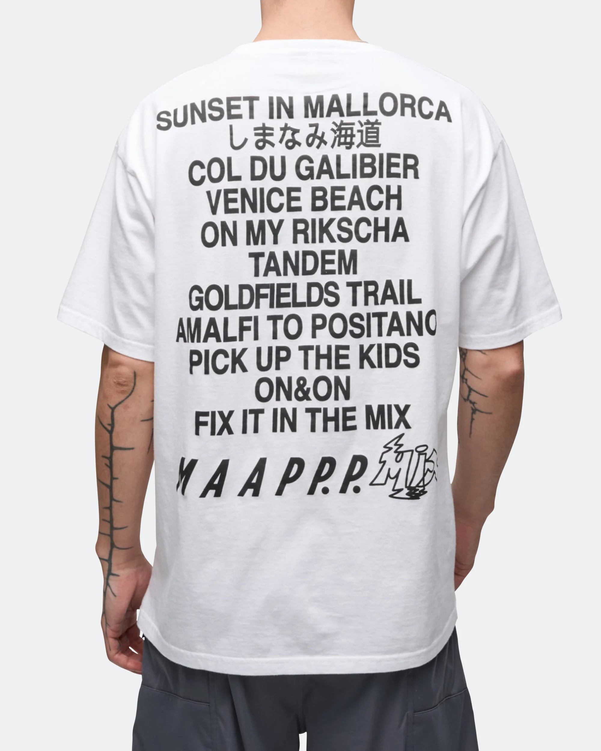 Slow Rider Tee x PUBLIC POSSESSION - White - Image 4