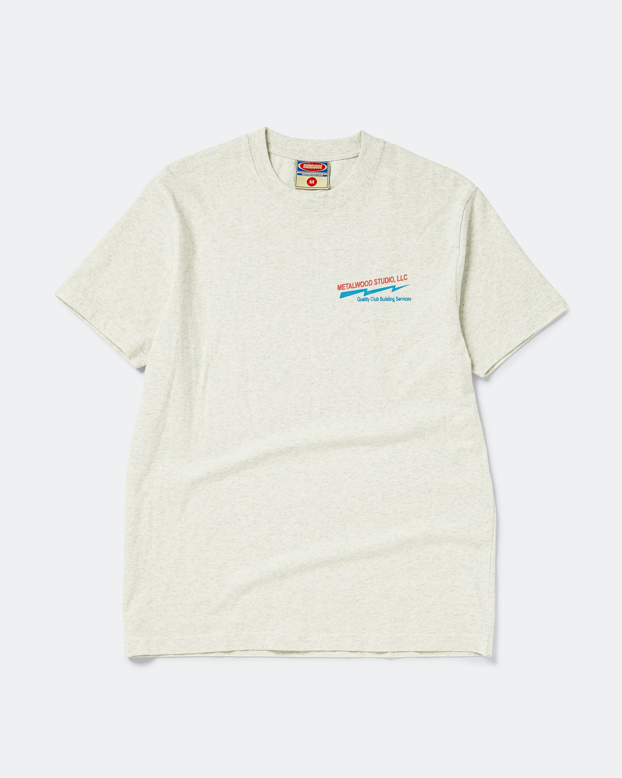 Club Building T-Shirt - Heather Grey