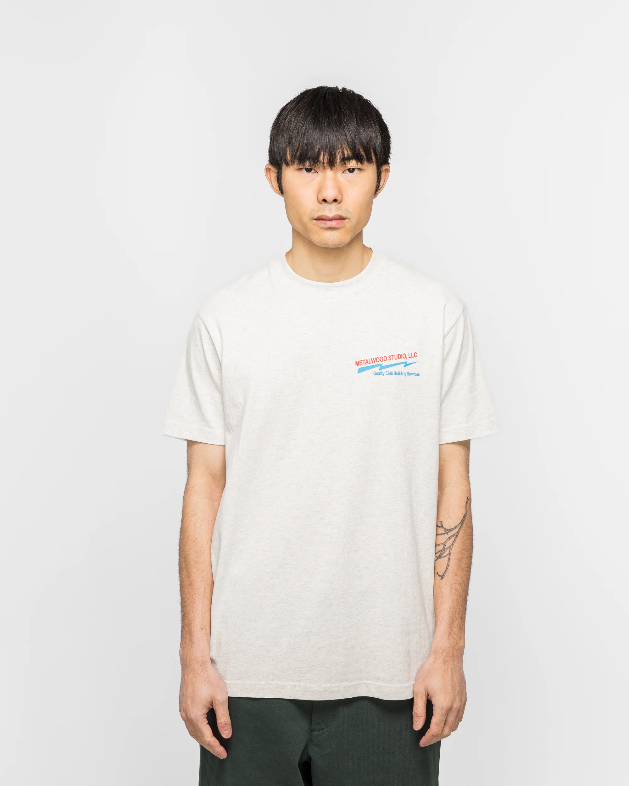 Club Building T-Shirt - Heather Grey - Image 2