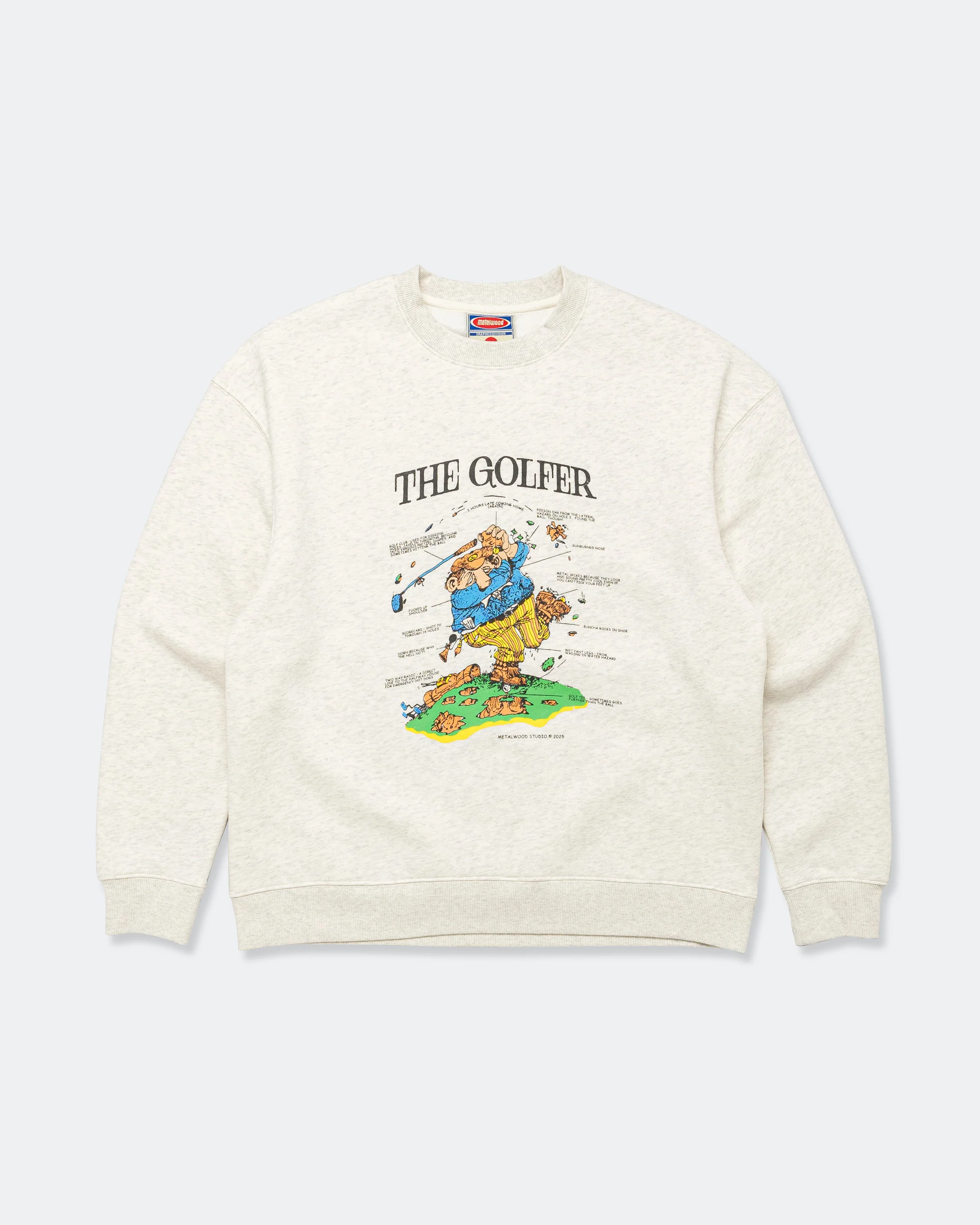 Excuses Crewneck Sweatshirt - Heather Grey