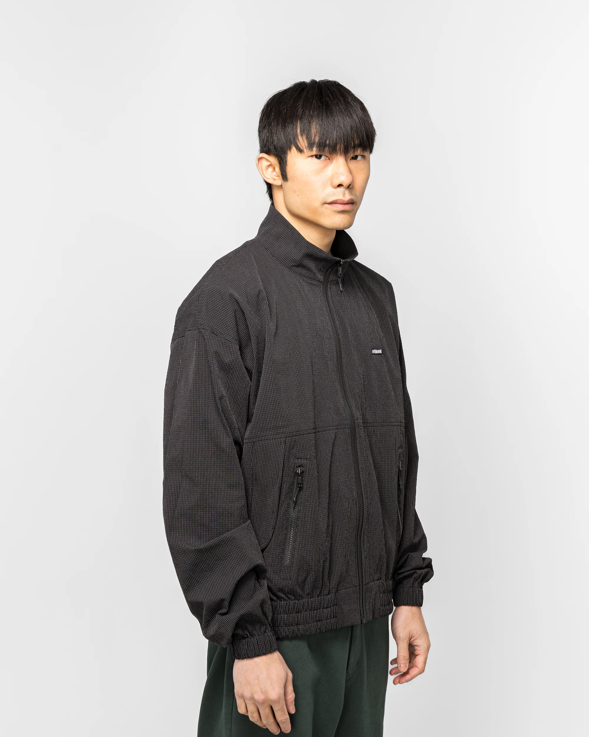 Lightweight Track Jacket - Black - Image 3