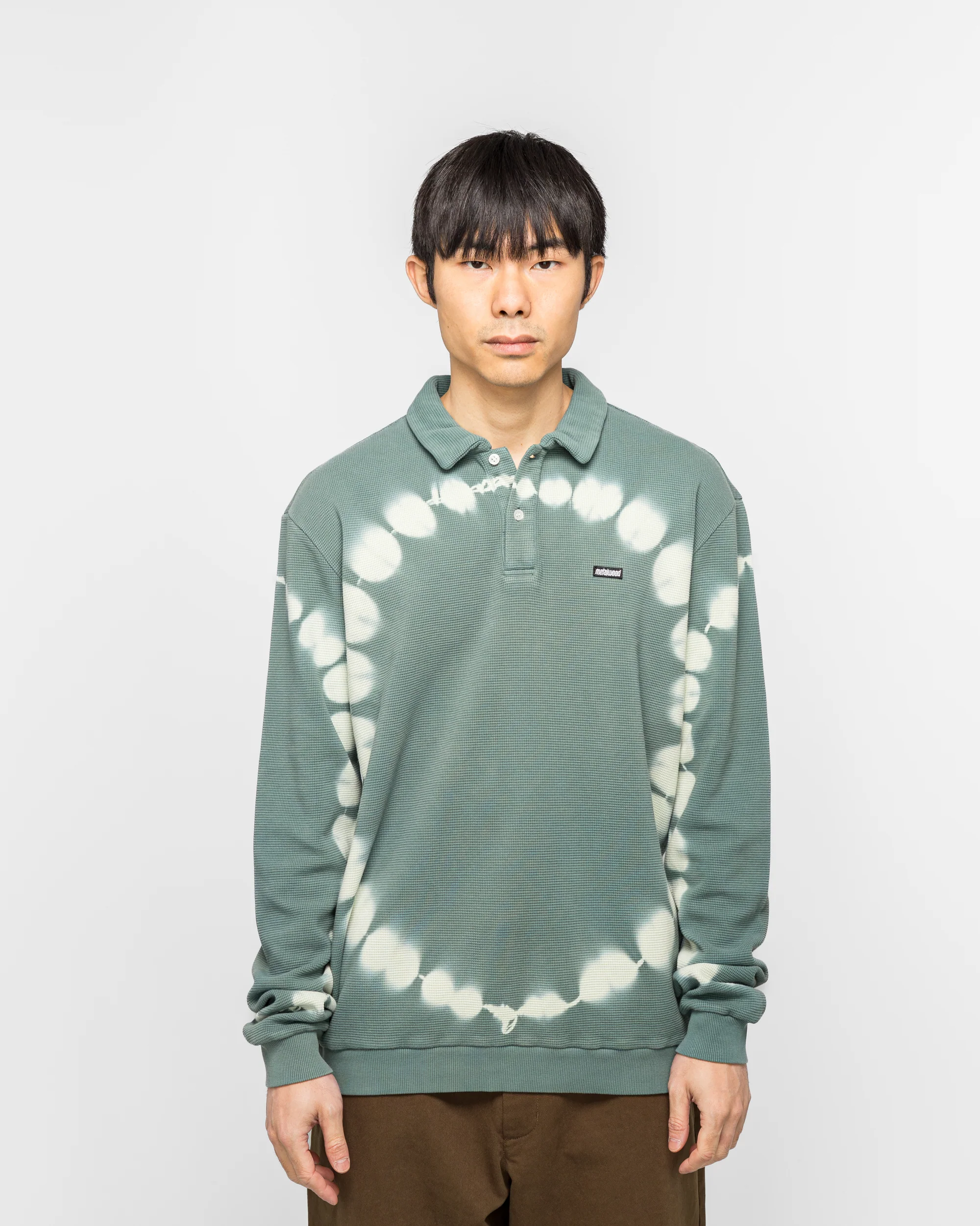 Mini Metal Logo LS Thermal Polo - Marine - Image 2