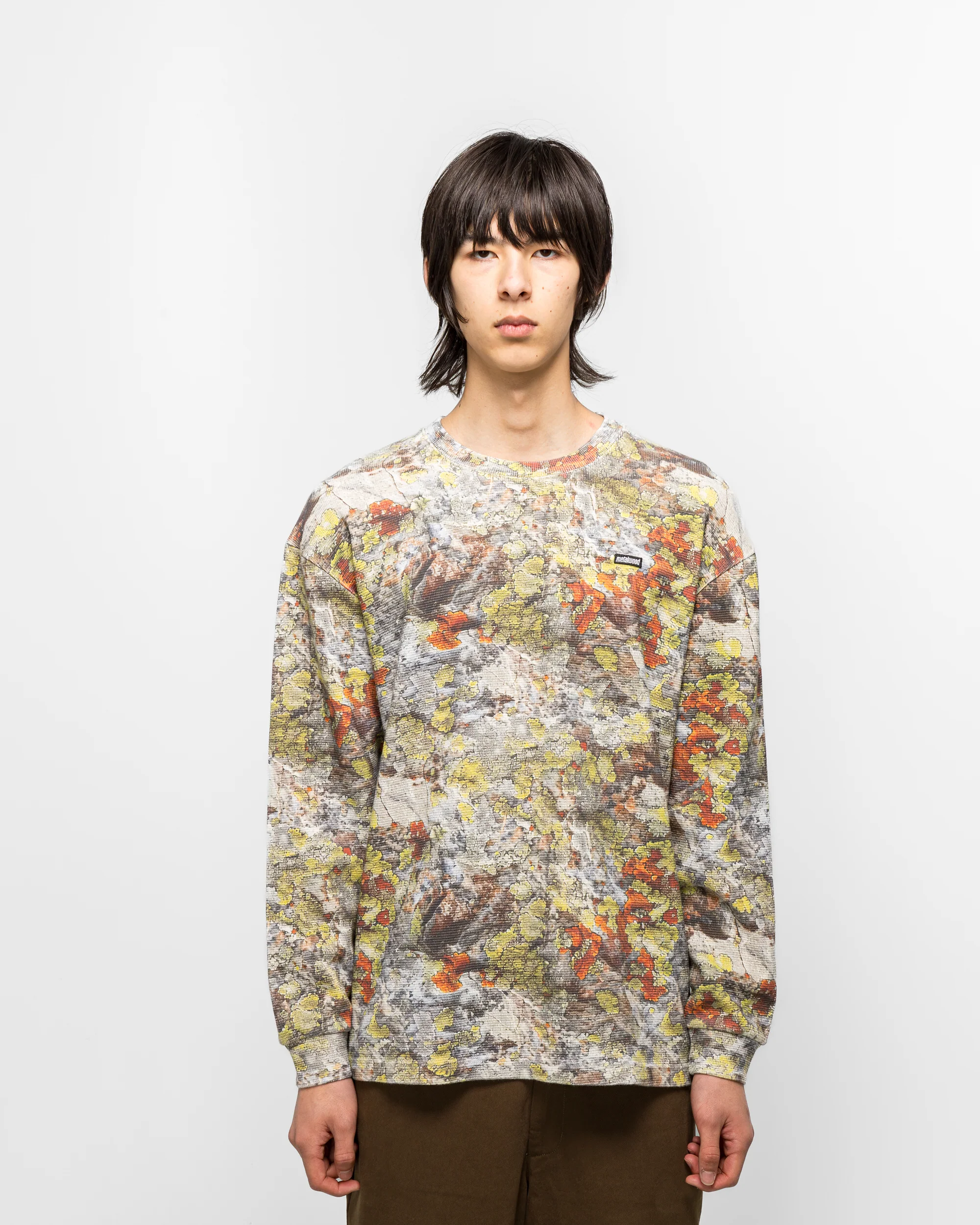 Mini Metal Logo Thermal Shirt - Real Moss Camo - Image 2