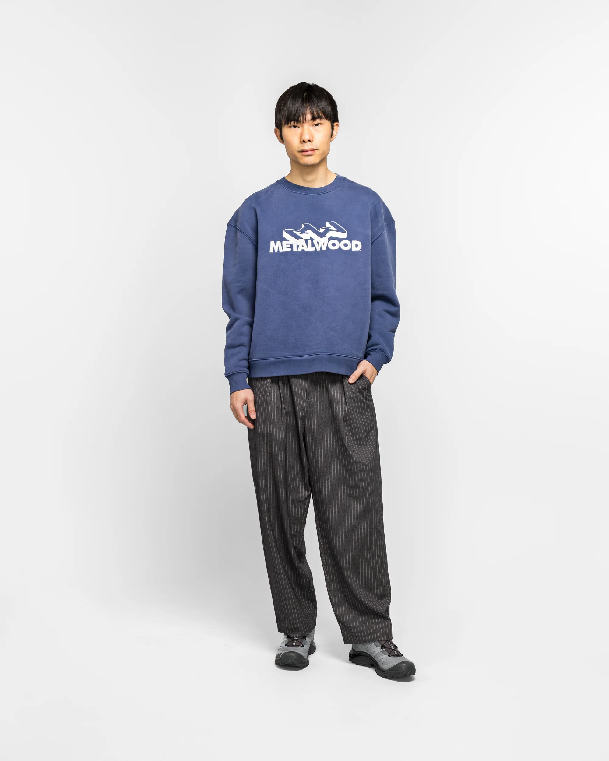 Mountaineer Crewneck Sweatshirt - Navy - Image 6