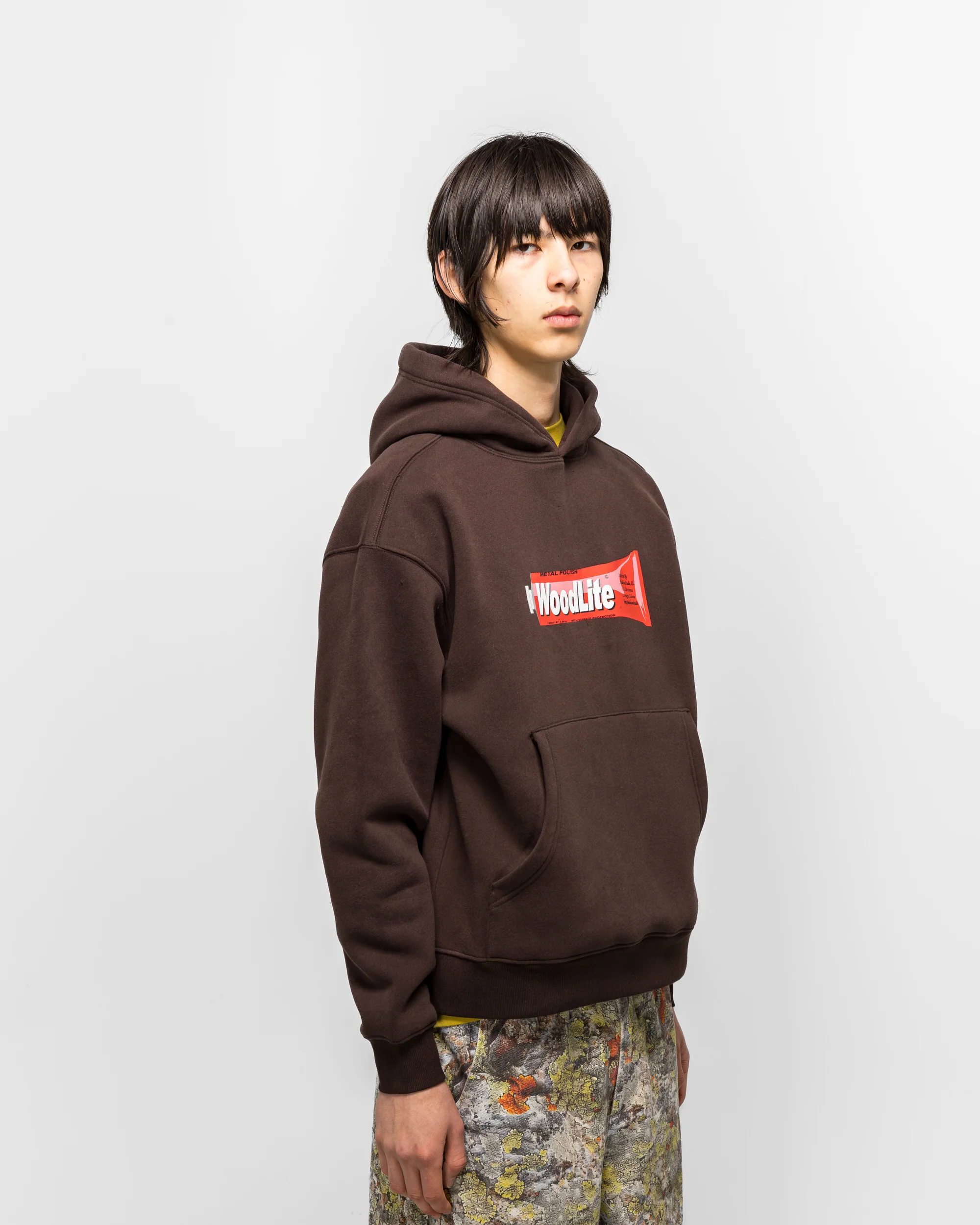 Woodlite Hooded Sweatshirt - Brown - Image 3
