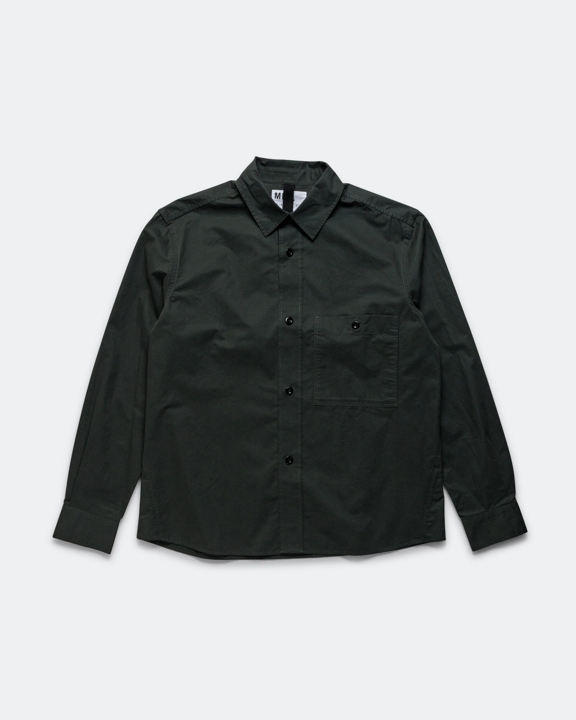 Overall Shirt - Algae Lightweight Brushed Cotton