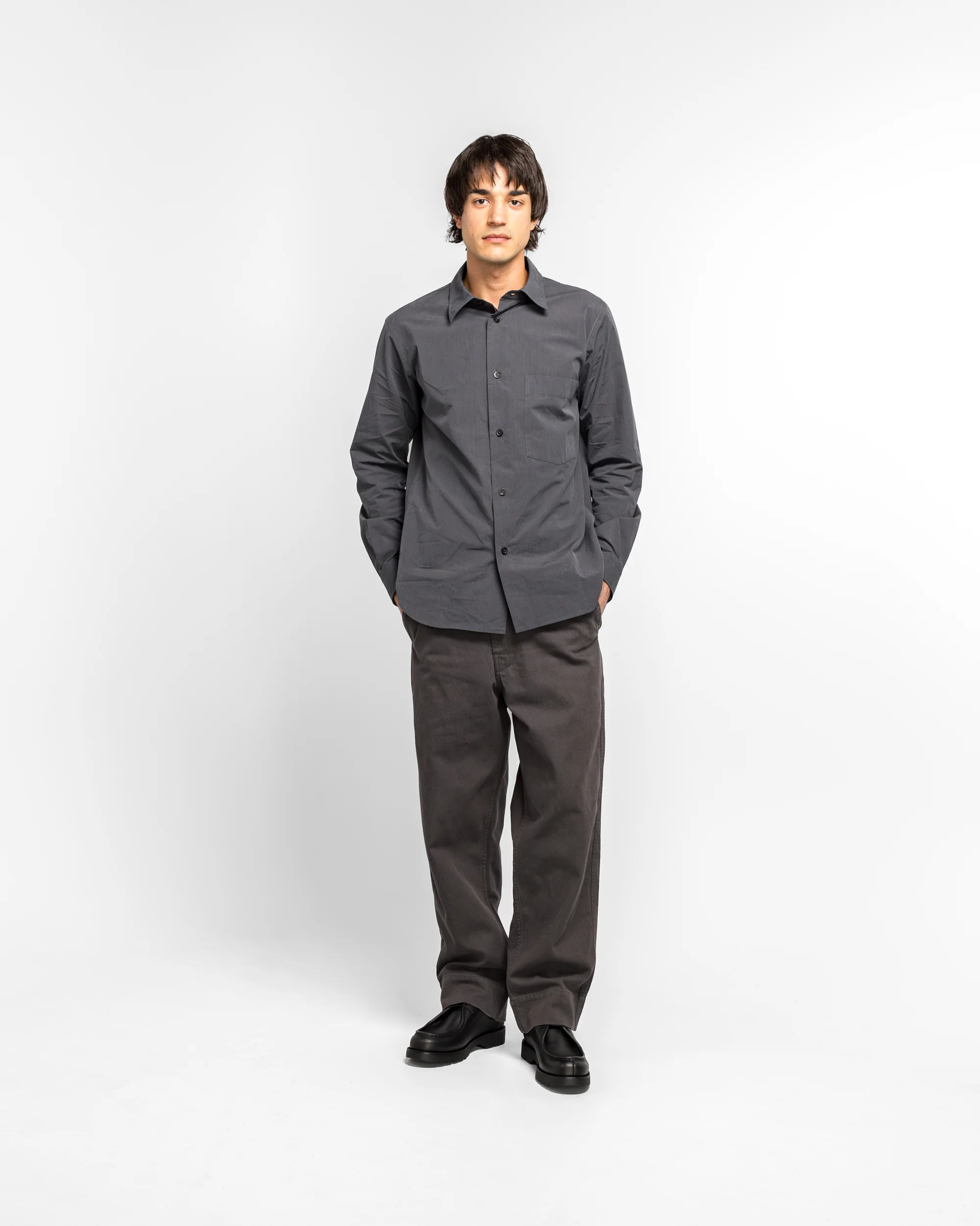 Sports Trousers - Graphite Cotton Wool Drill - Image 5