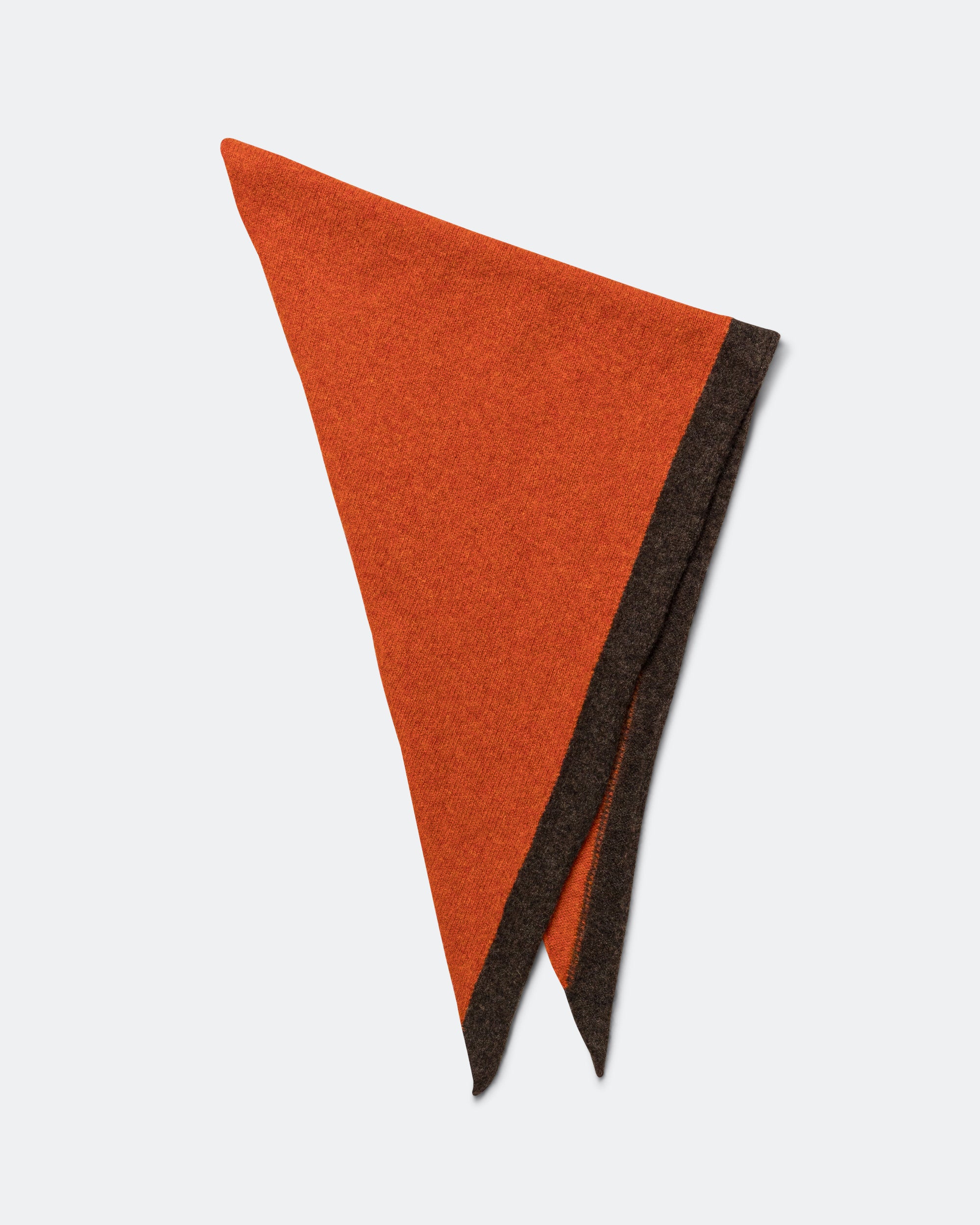 Tipped Scout Scarf - Cocoa/Ember Lambswool