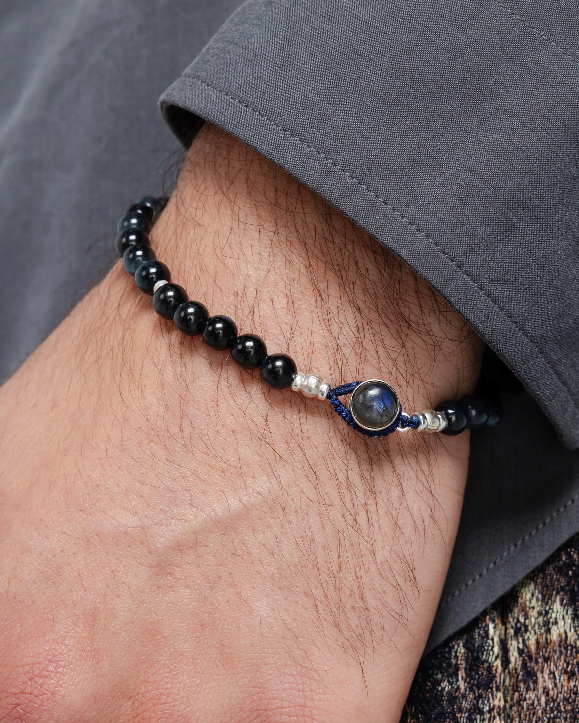 Circle8 Bracelet - Blue Labradorite/925 Silver - Image 2