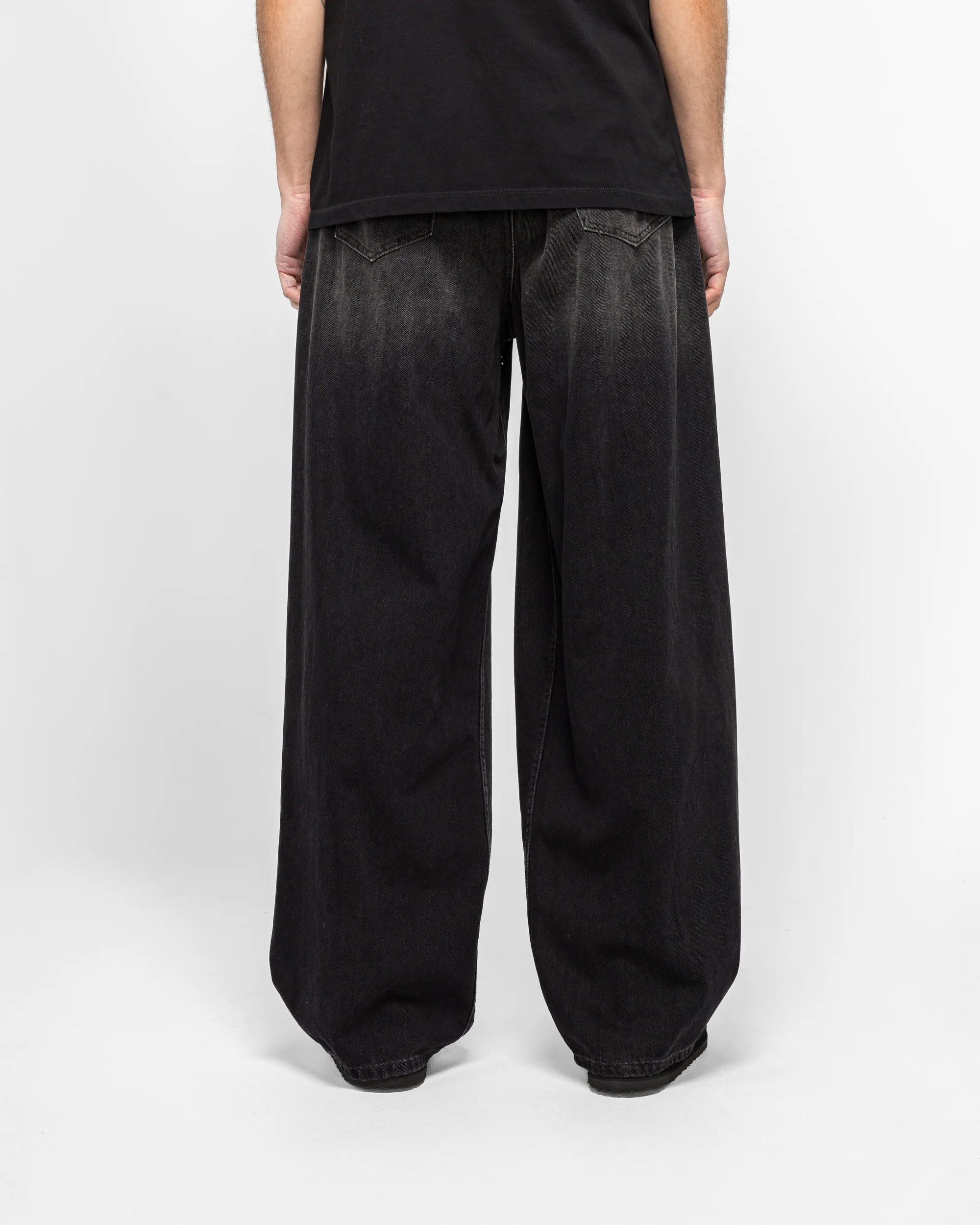 5 Pocket Denim Pants - Black Denim - Image 4