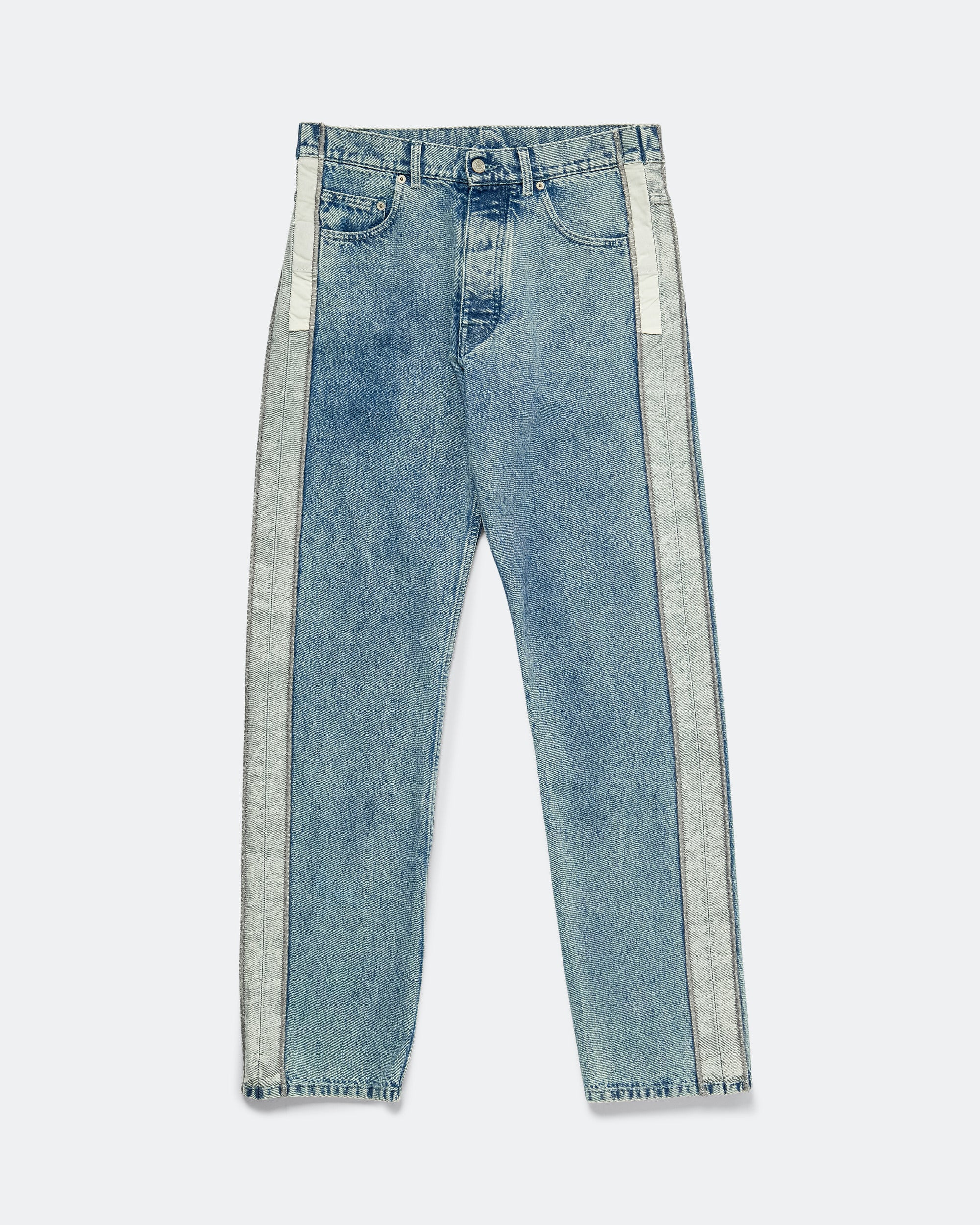 5 Pocket Panel Pants - Medium Blue Denim