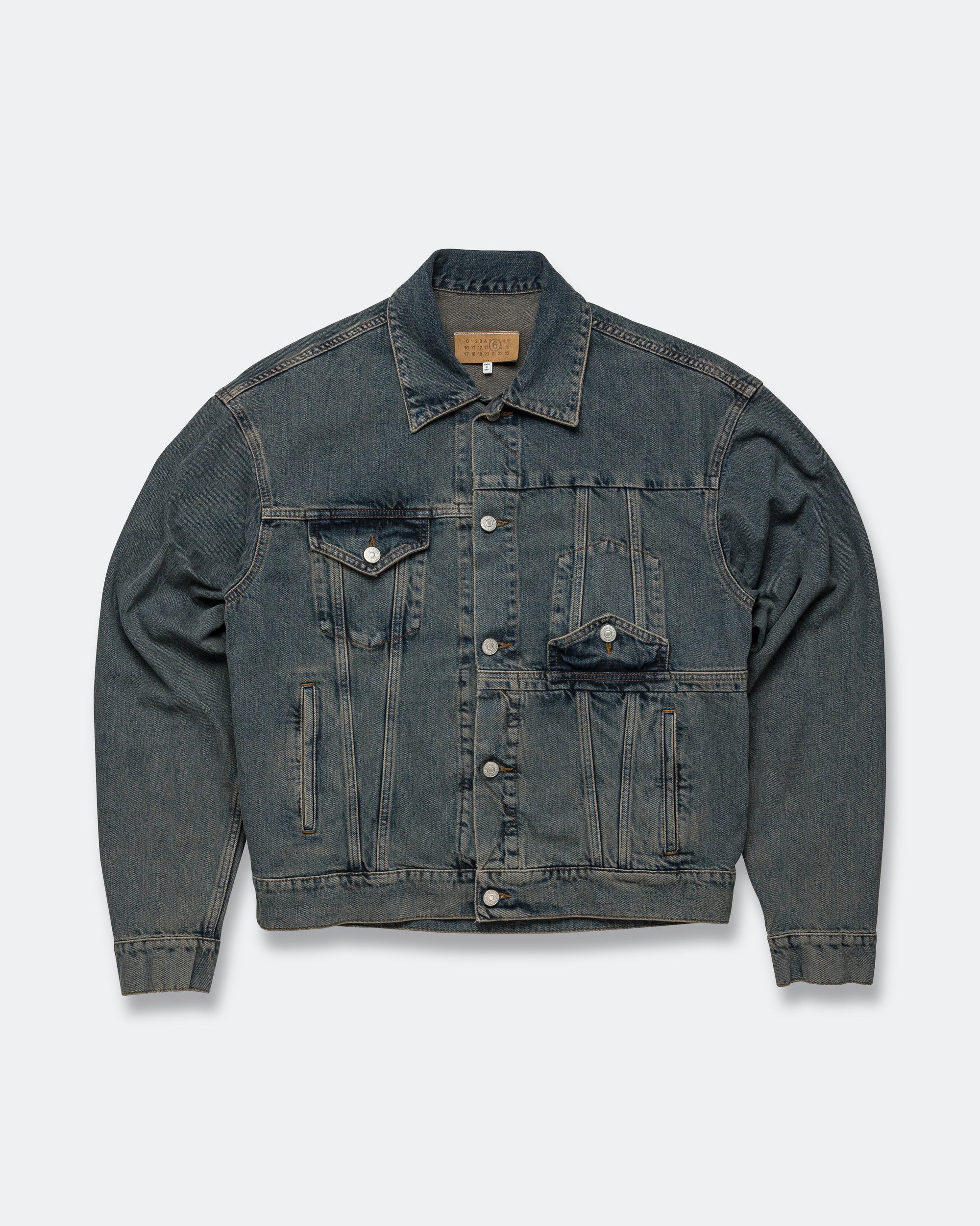 Denim Sports Jacket - Light Grey