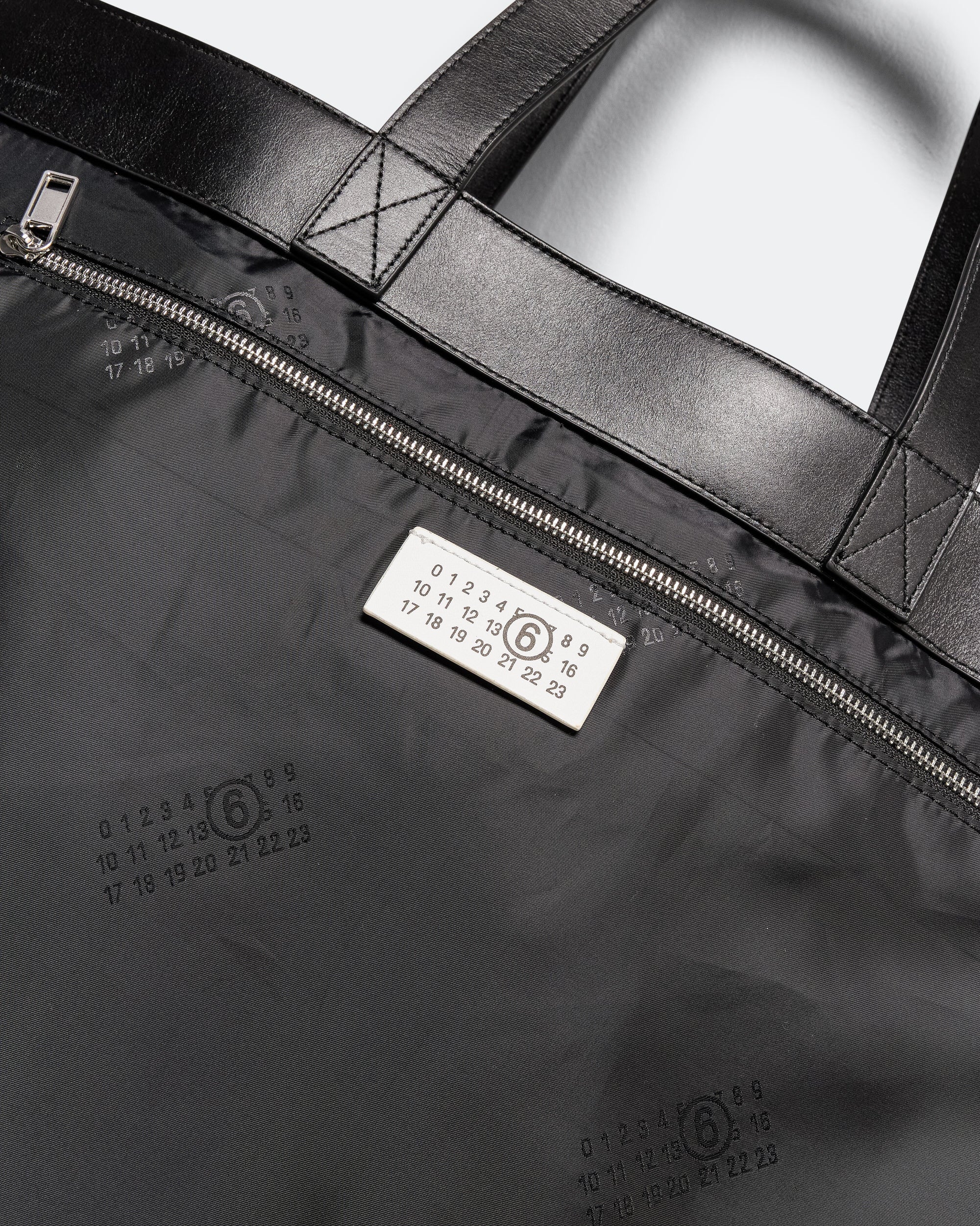 Reverse Tote - Black Satin Jacquard - Image 4