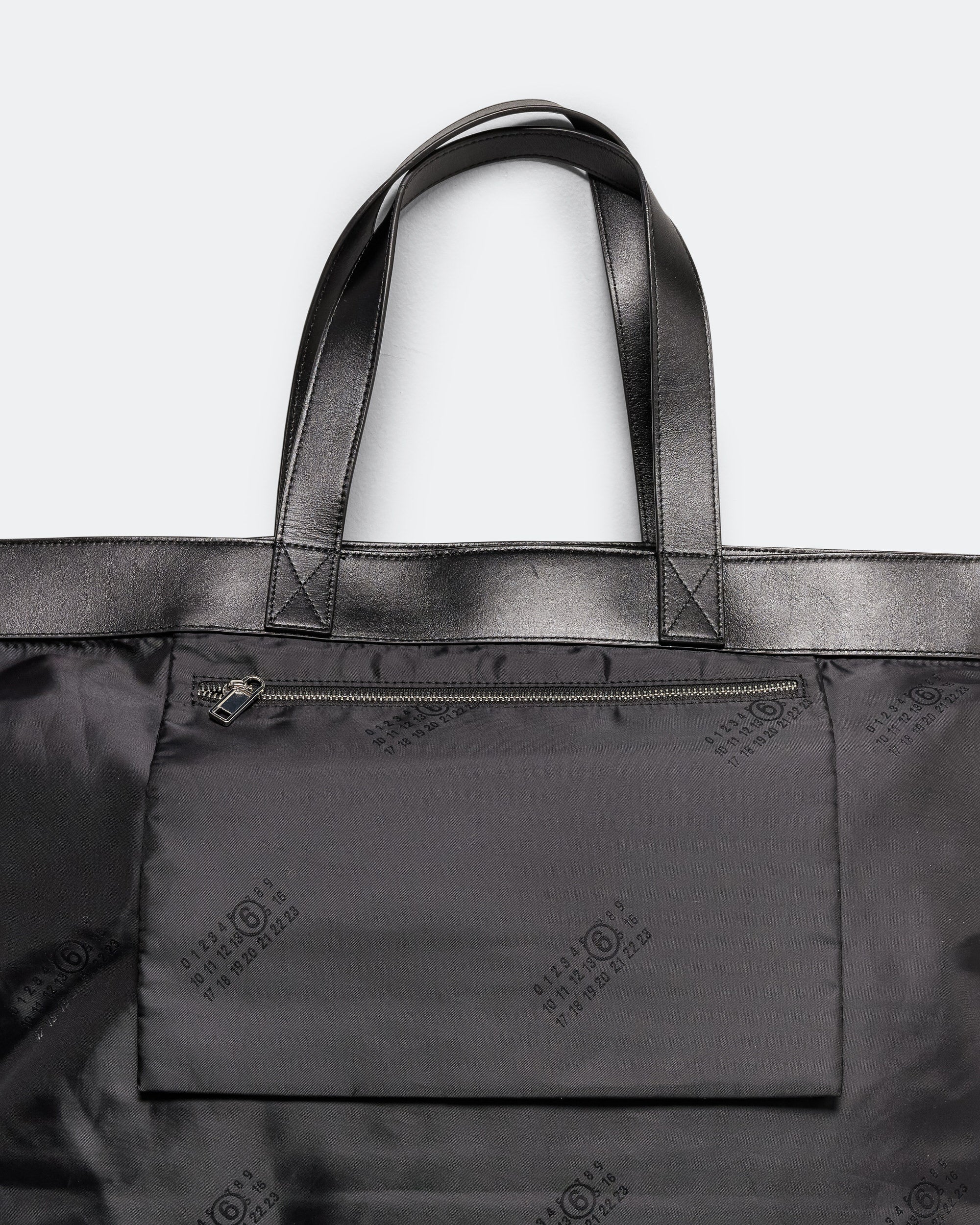Reverse Tote - Black Satin Jacquard - Image 5