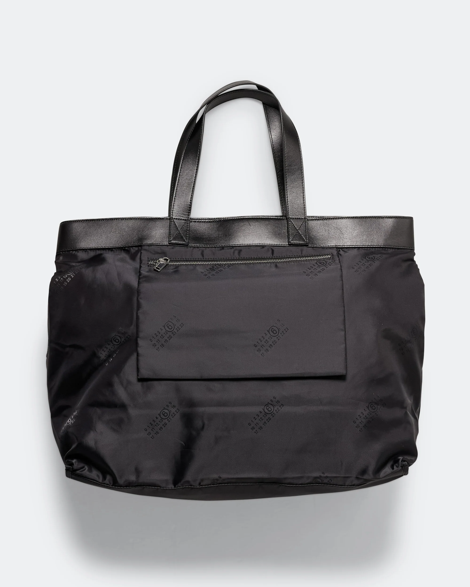 Reverse Tote - Black Satin Jacquard - Image 6