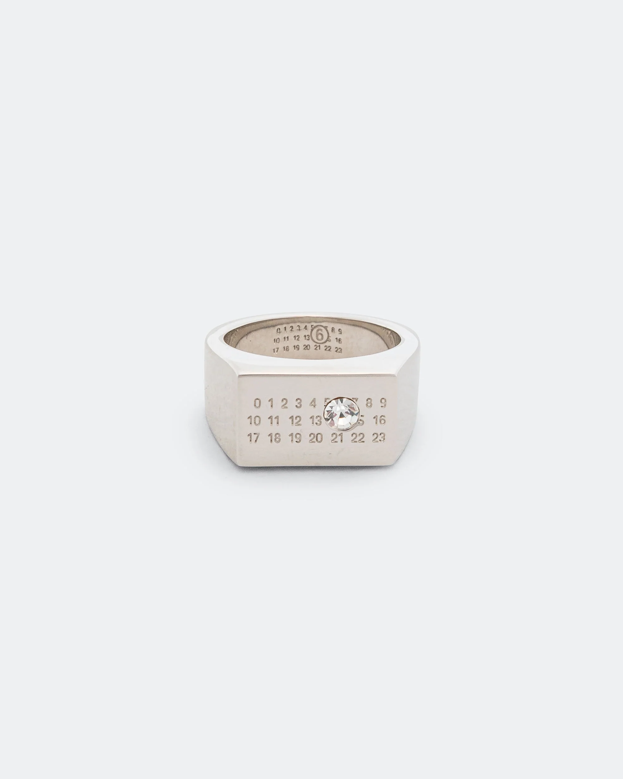 Ring Necklace - Silver Toned Brass - Image 4