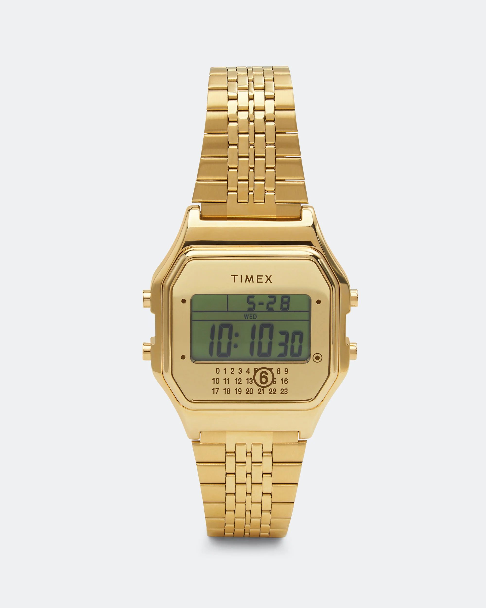 Timex x MM6 T80 Gift Set w/ Extra Bracelet - Gold Tone