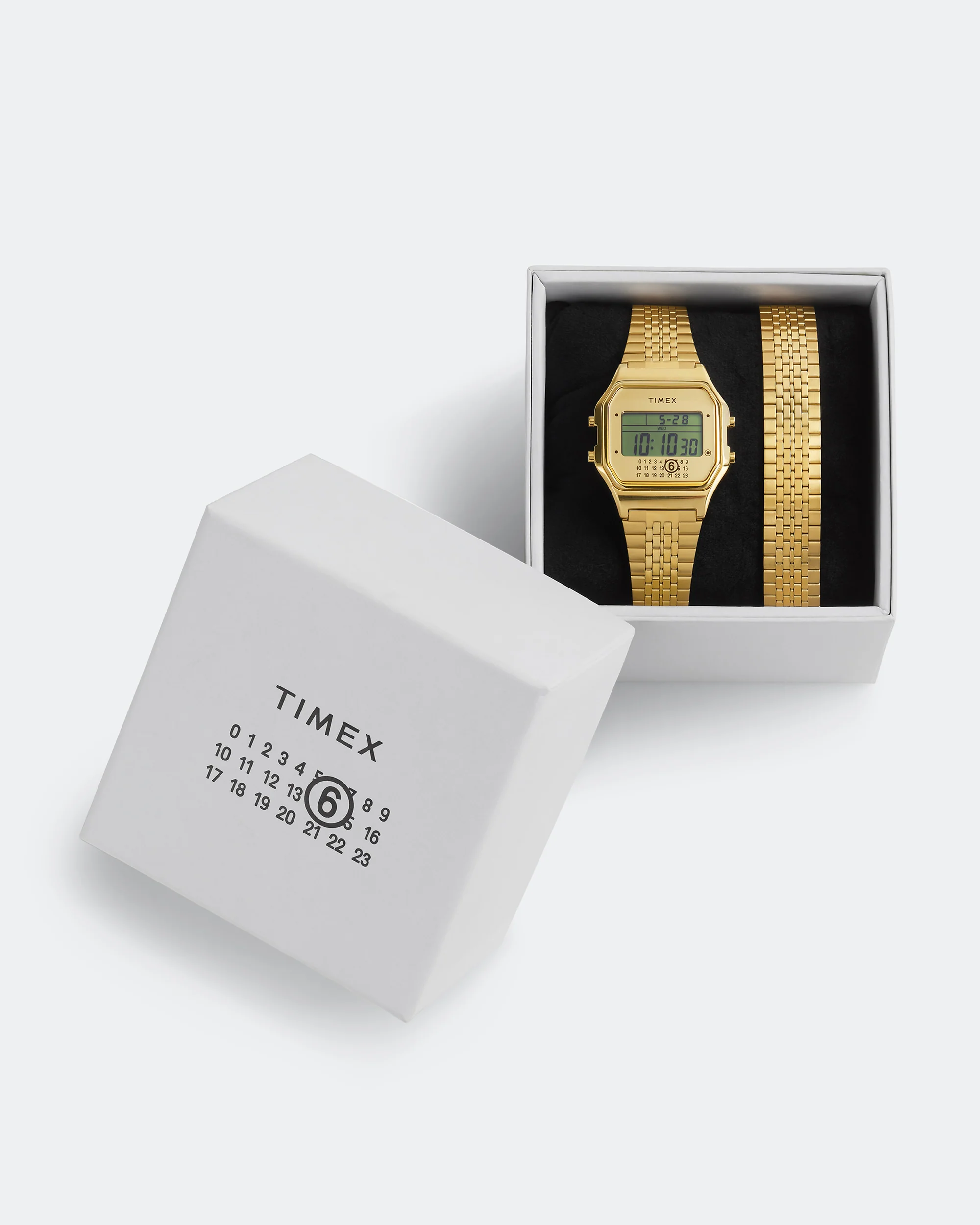 Timex x MM6 T80 Gift Set w/ Extra Bracelet - Gold Tone - Image 7