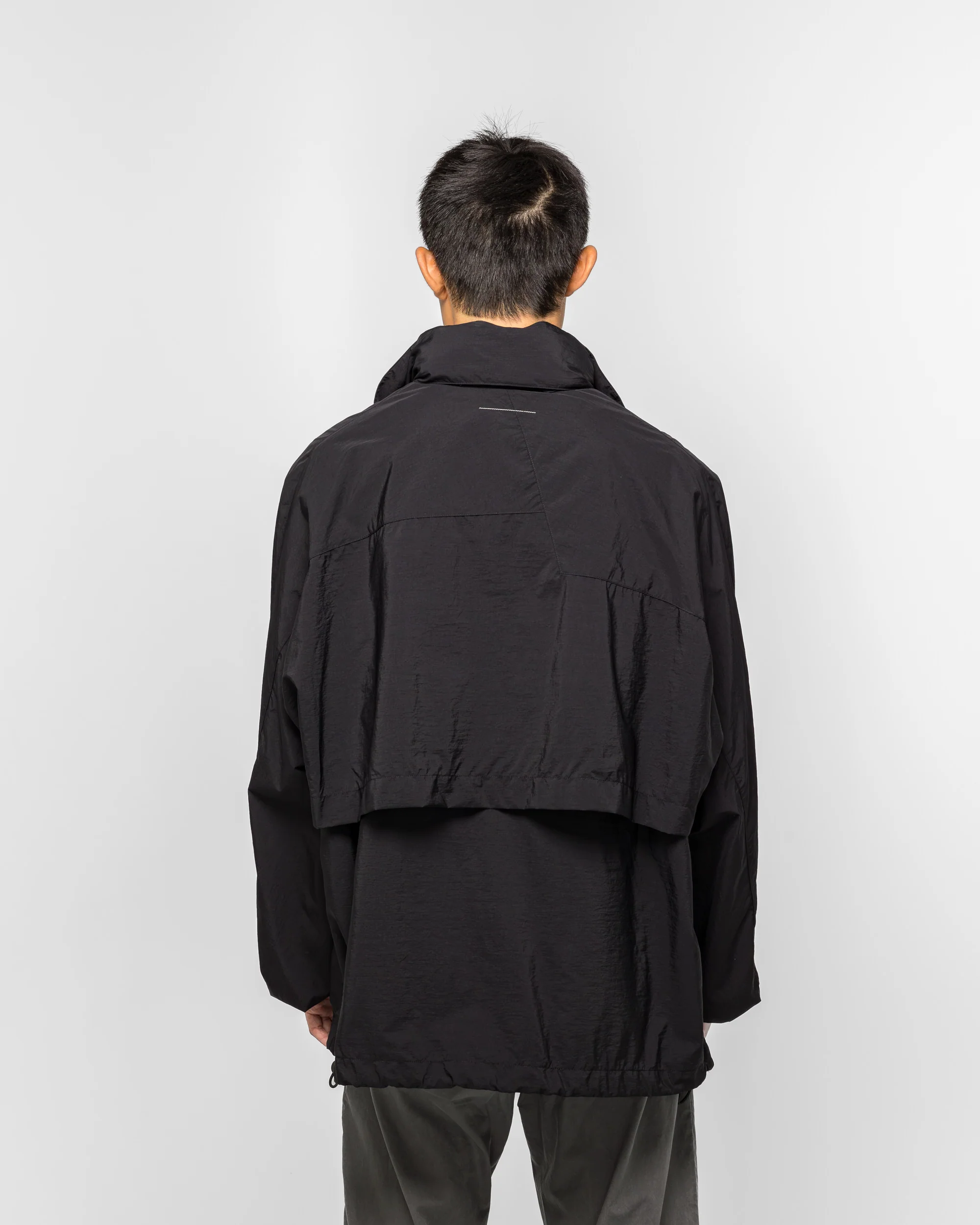 Vented Track Jacket - Black - Image 4