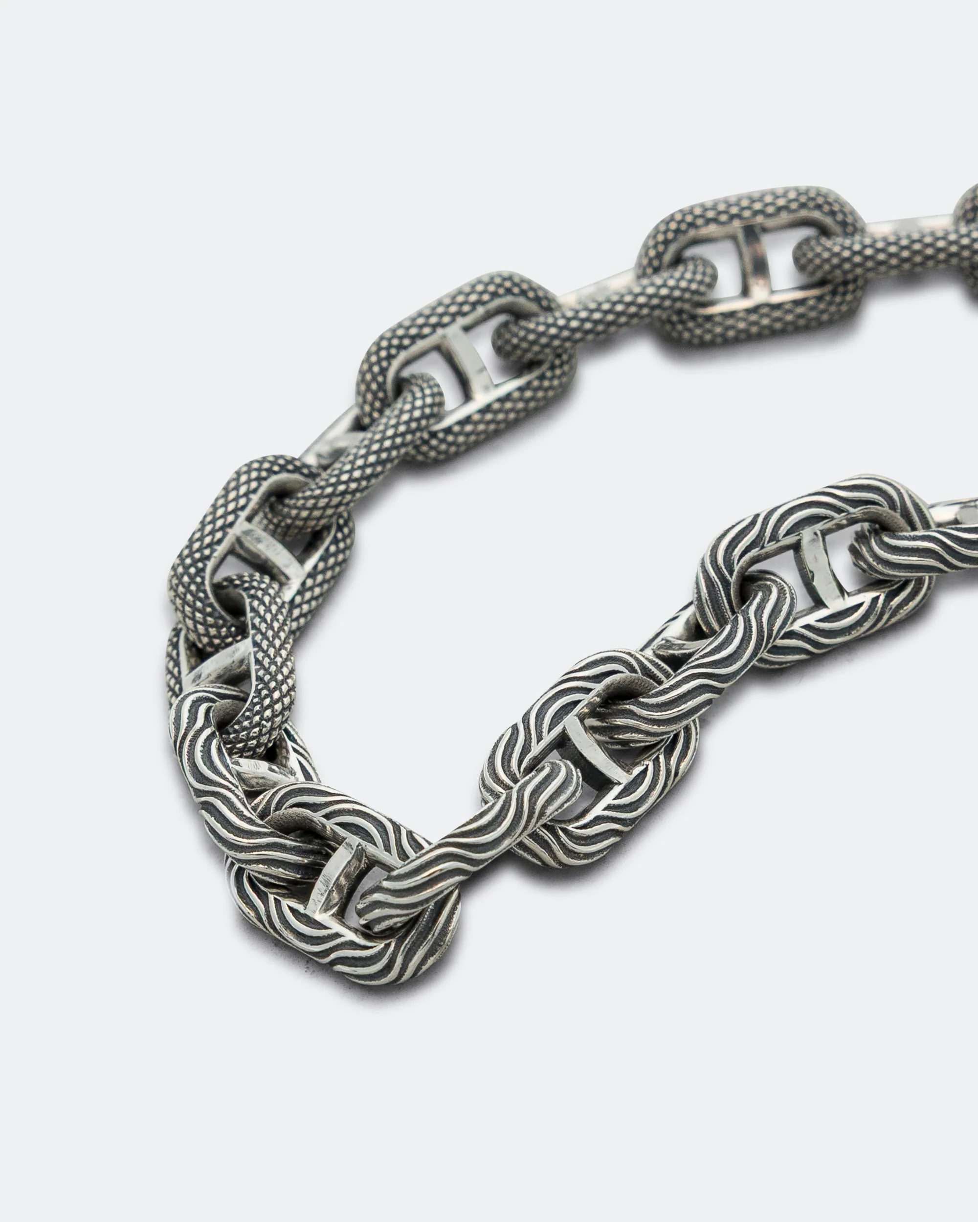 Model 22 Bracelet Mixed Motif - 925 Silver - Image 3
