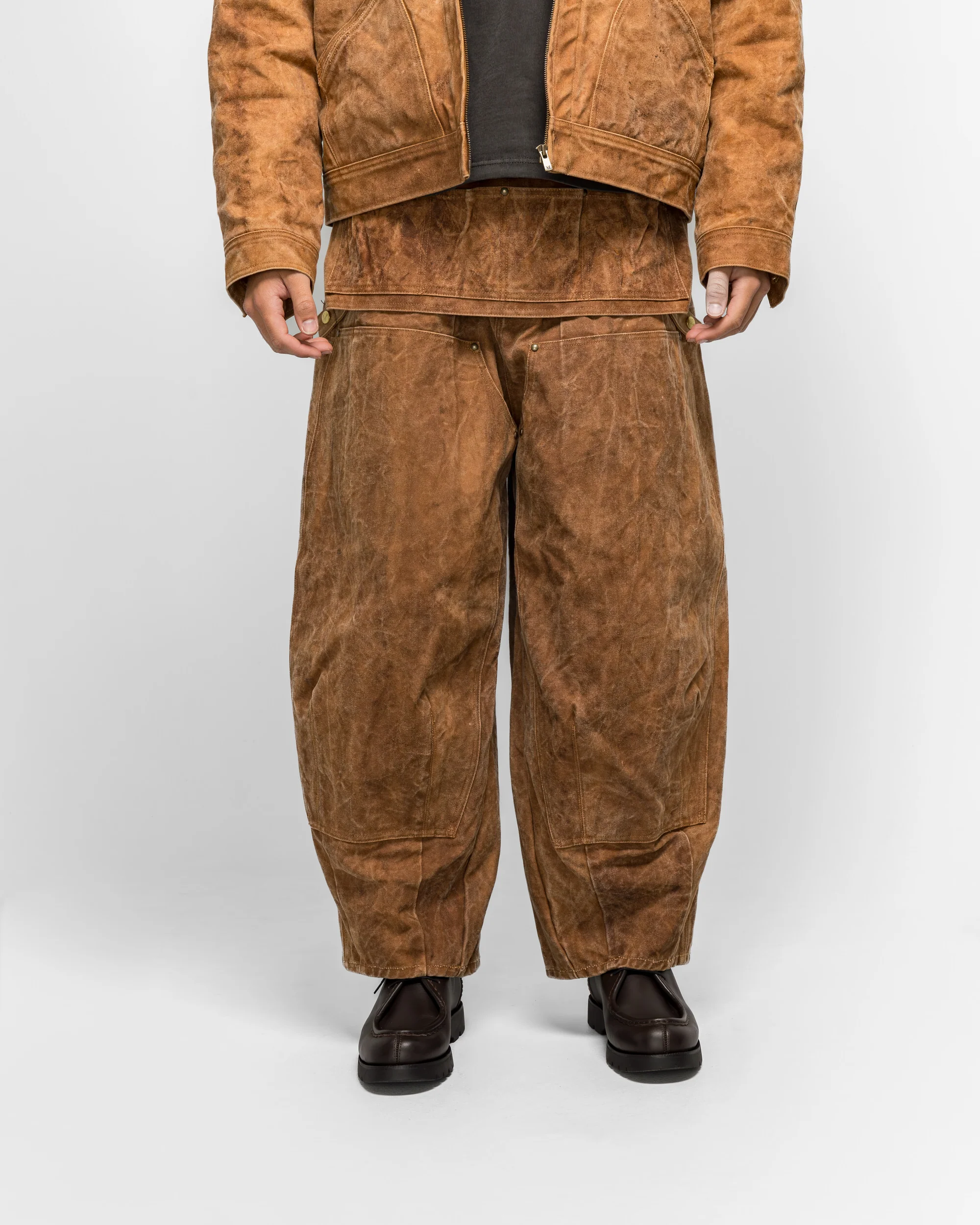 H.D. Apron Painter Pant - Brown Duck Canvas - Image 2