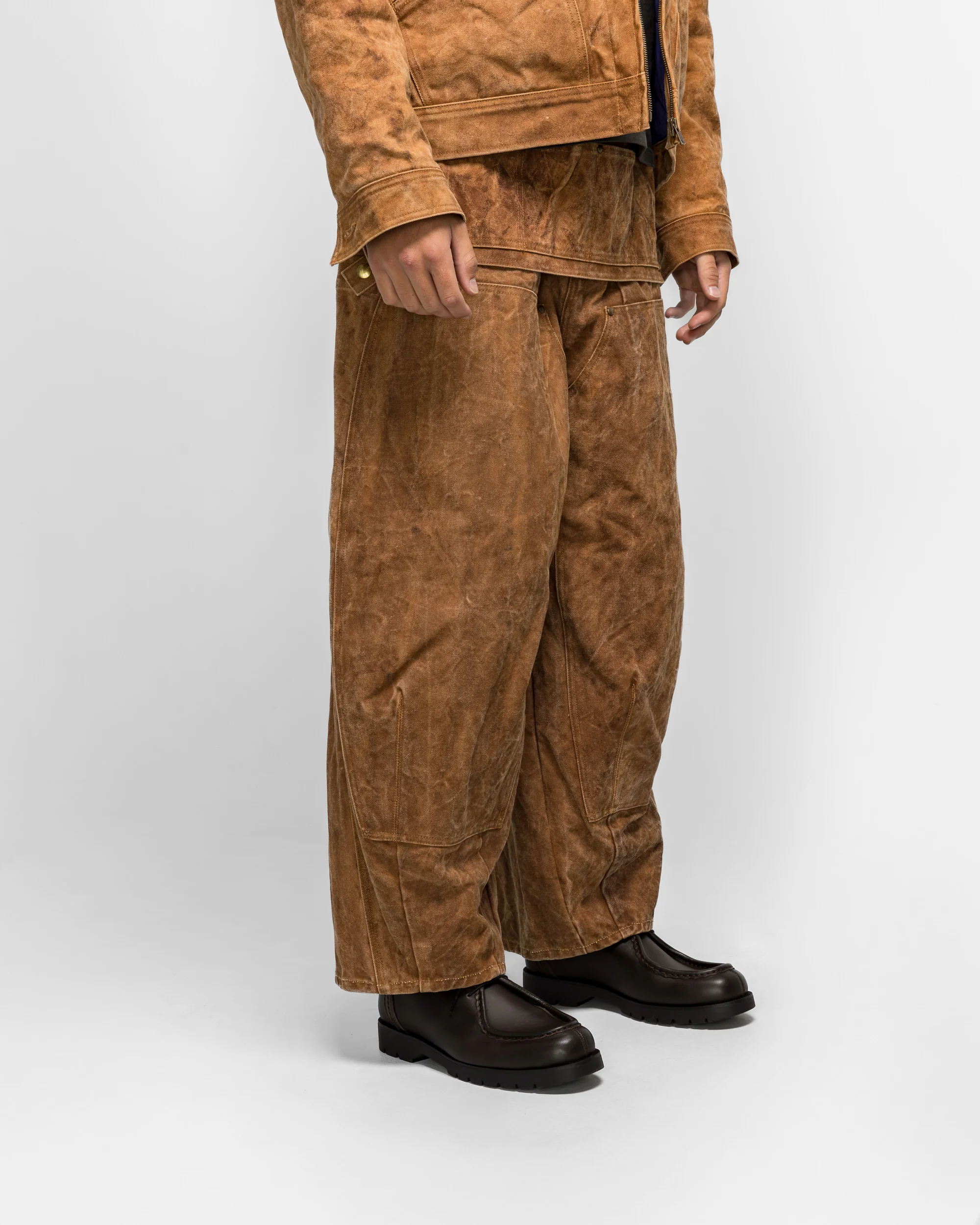 H.D. Apron Painter Pant - Brown Duck Canvas - Image 3