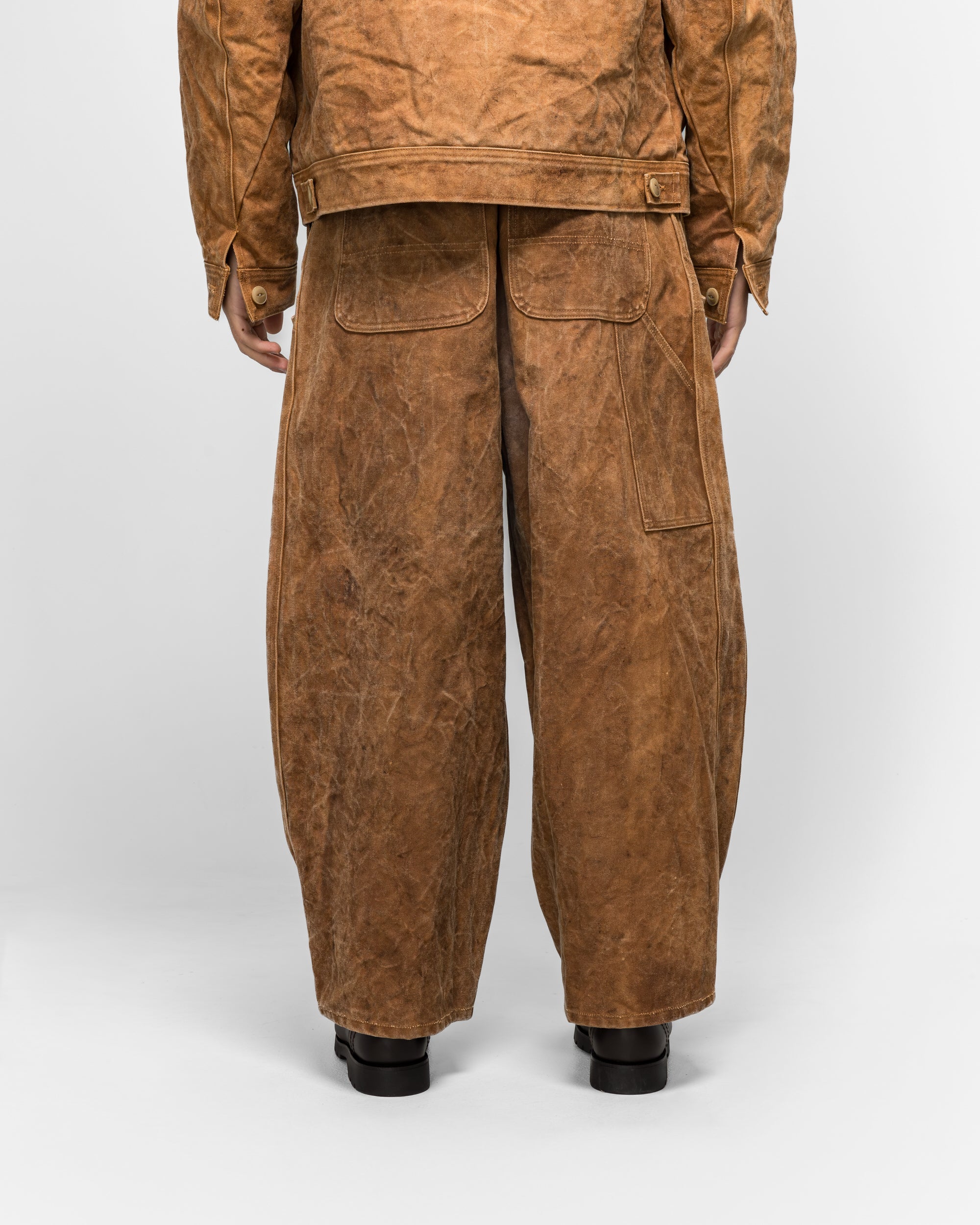 H.D. Apron Painter Pant - Brown Duck Canvas - Image 4